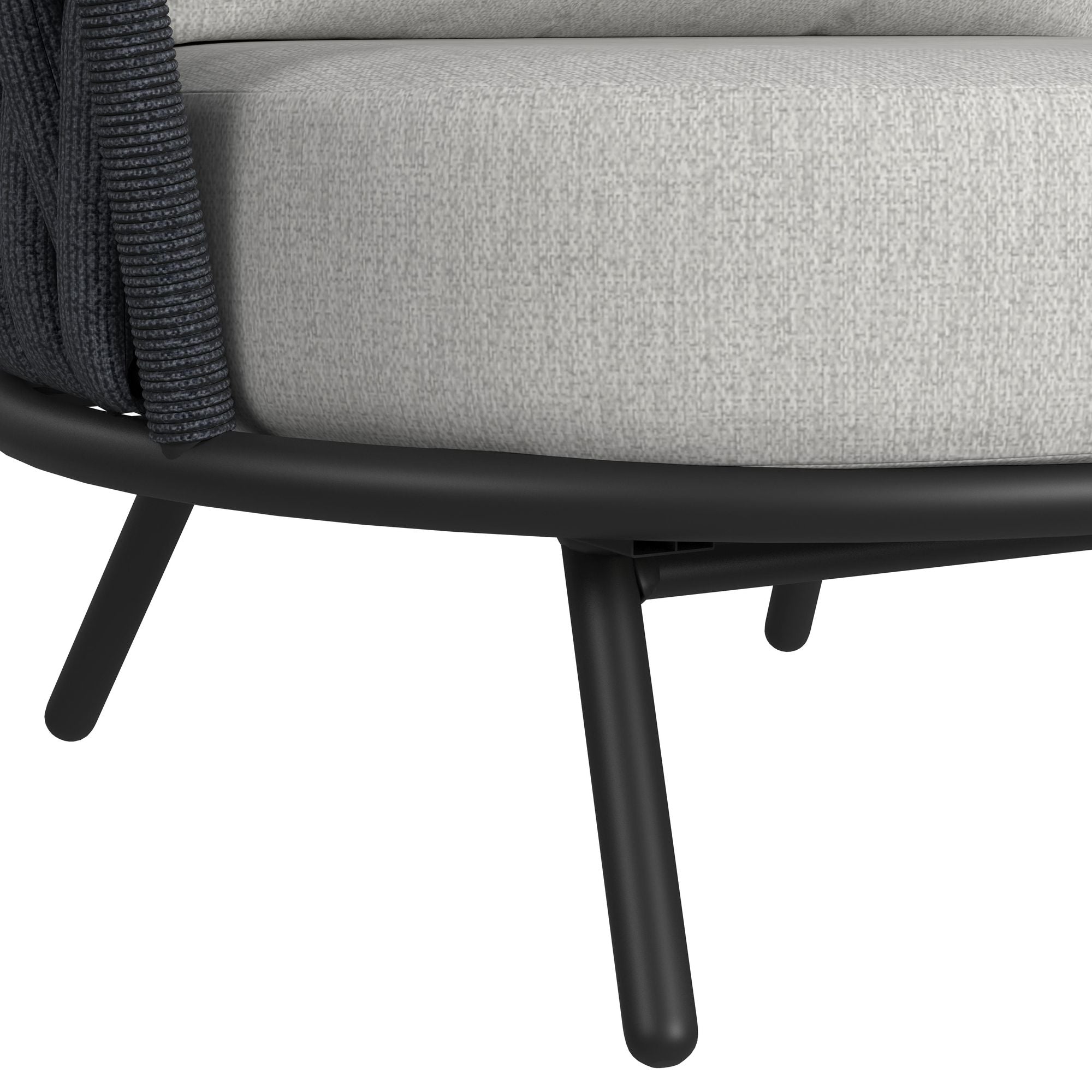 Bali Chairs with Olefin Grey in Dark Grey (2 Per Carton)