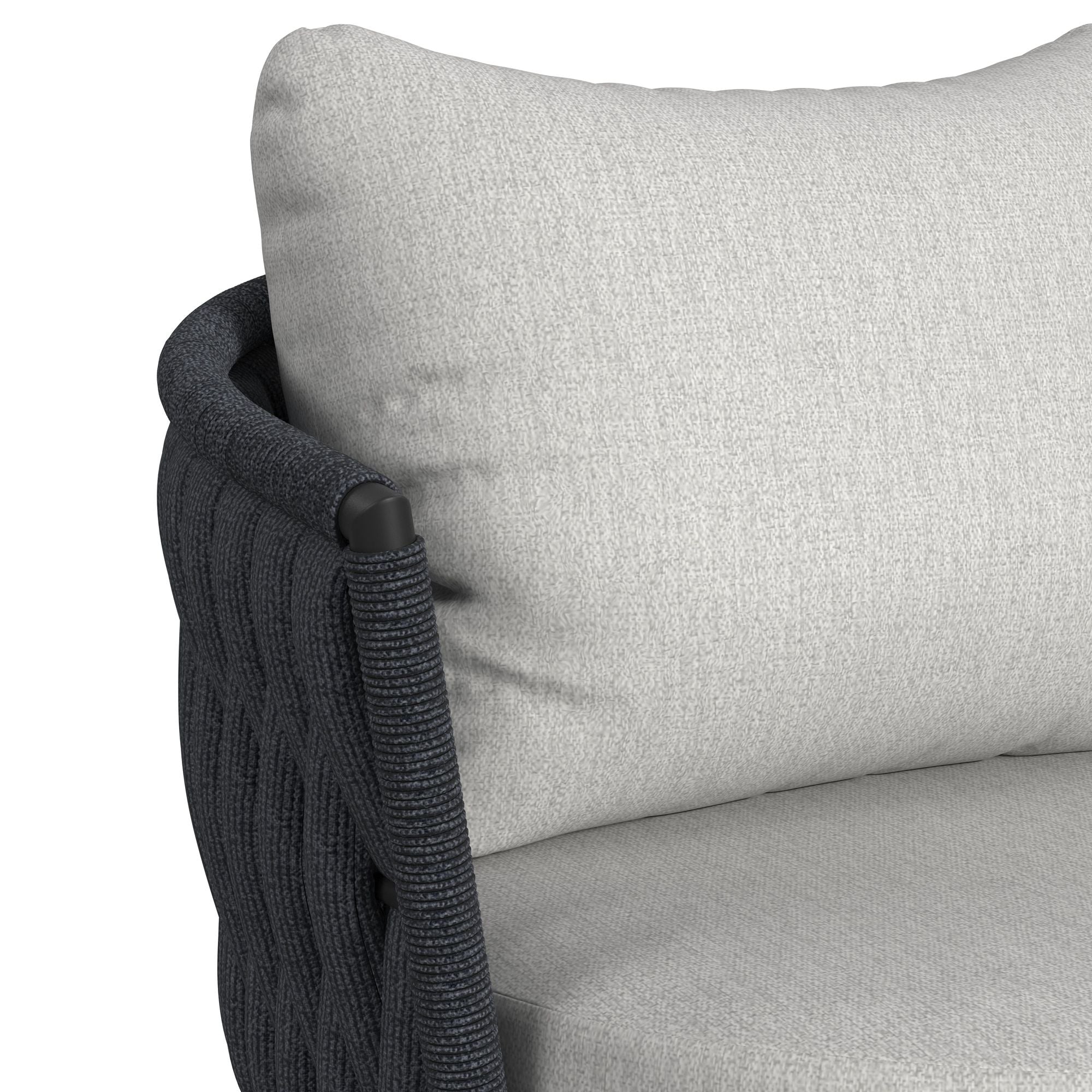 Bali Chairs with Olefin Grey in Dark Grey (2 Per Carton)
