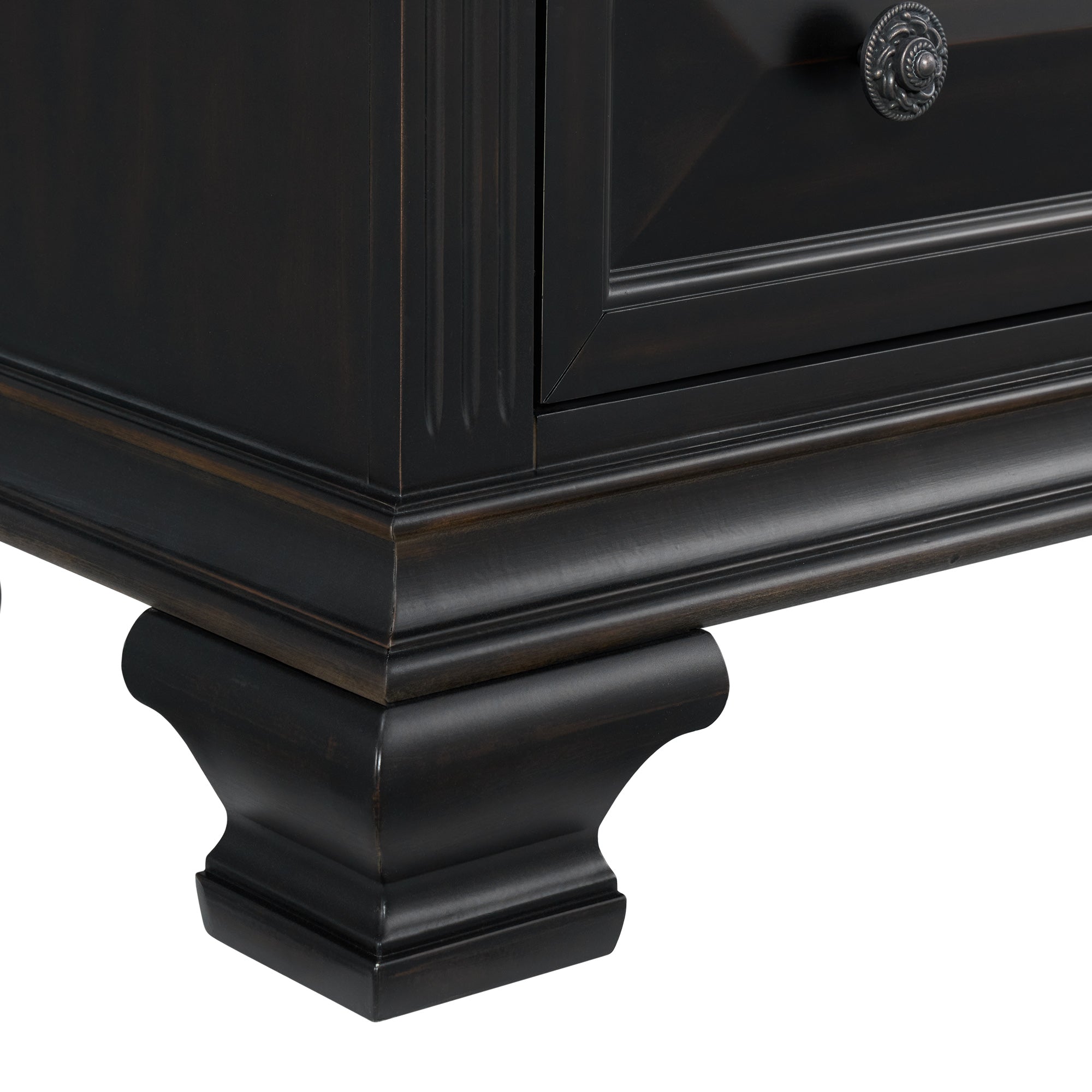 Bridgestone Dresser and Mirror Set in Black