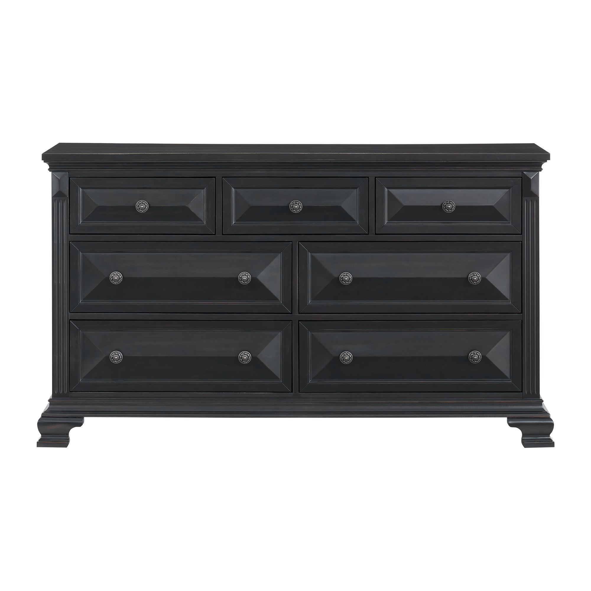 Bridgestone 7-Drawer Dresser in Black
