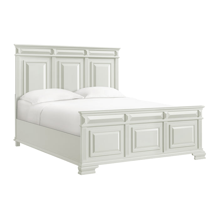 Bridgestone King Panel Bed in Antique White