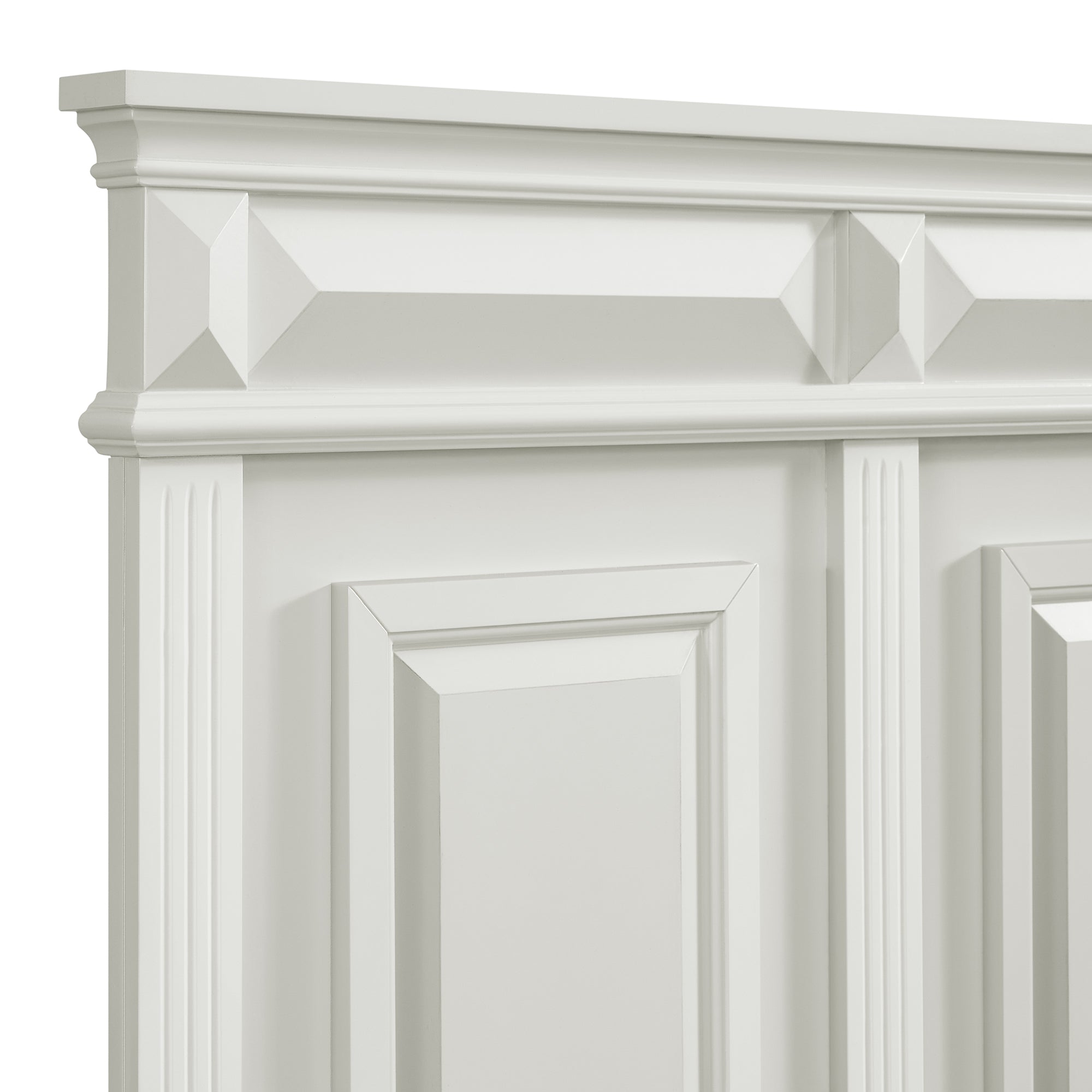 Bridgestone Queen Panel Bed in Antique White