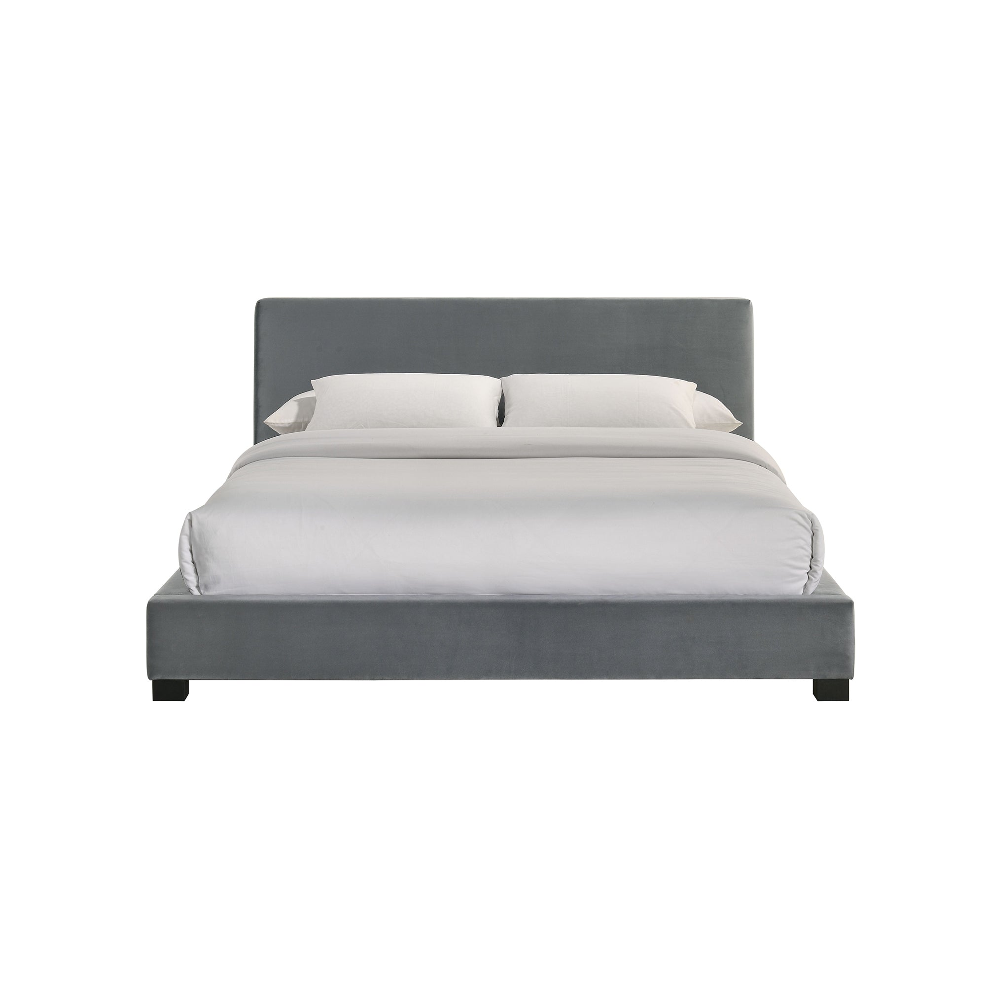 Brookhaven Full UPH Bed in Grey Velvet