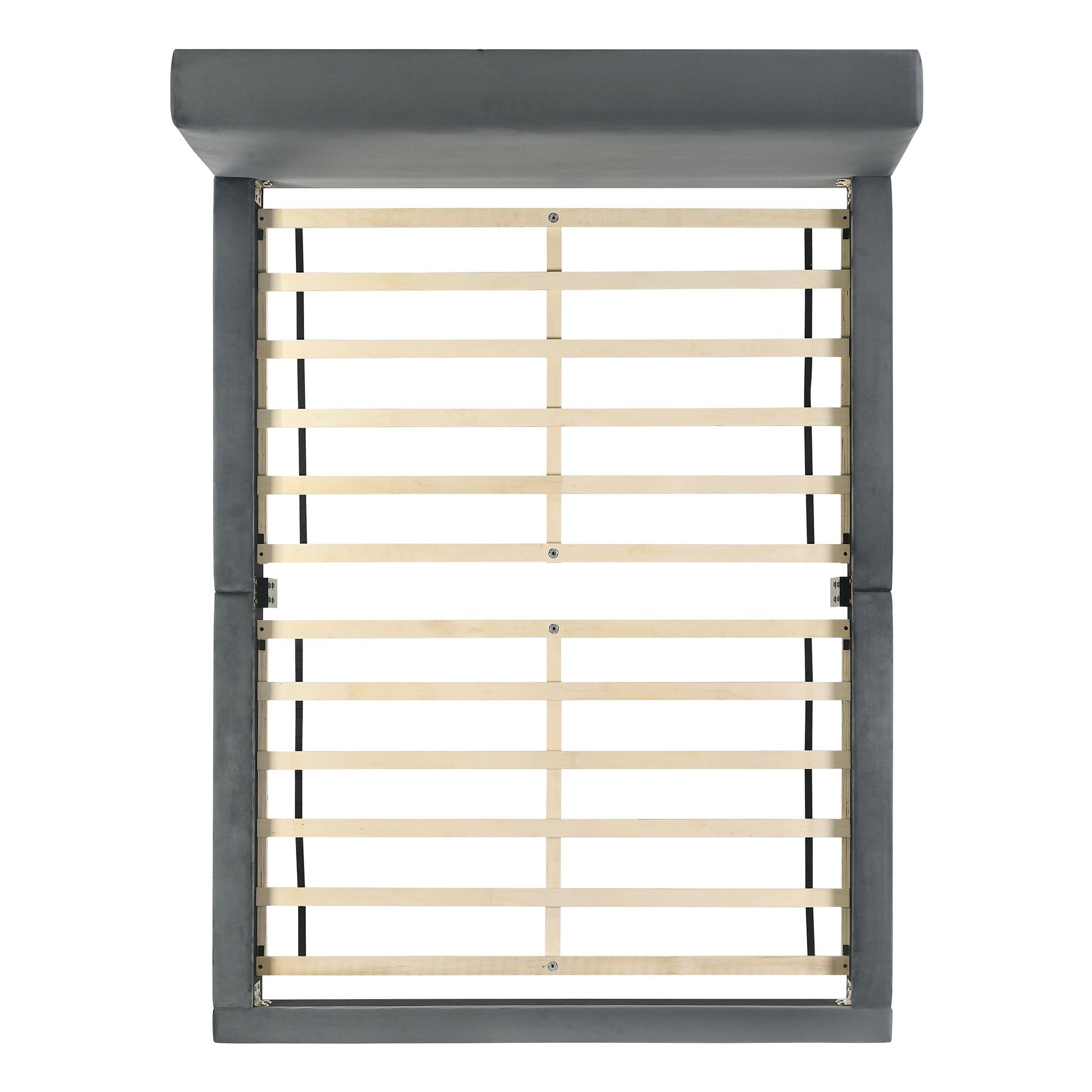 Brookhaven Full UPH Bed in Grey Velvet