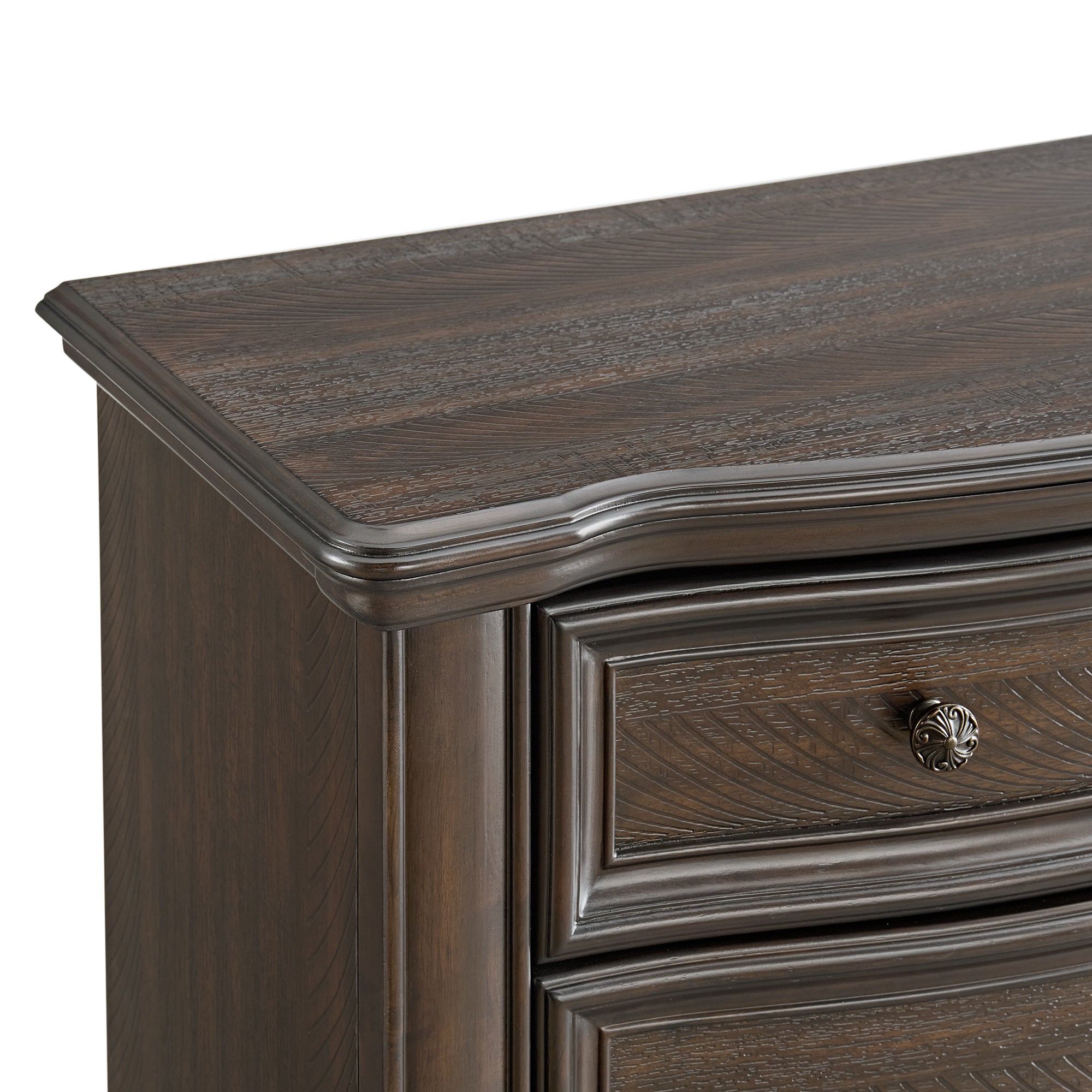 Brunswick Dresser and Mirror Set in Mahogany