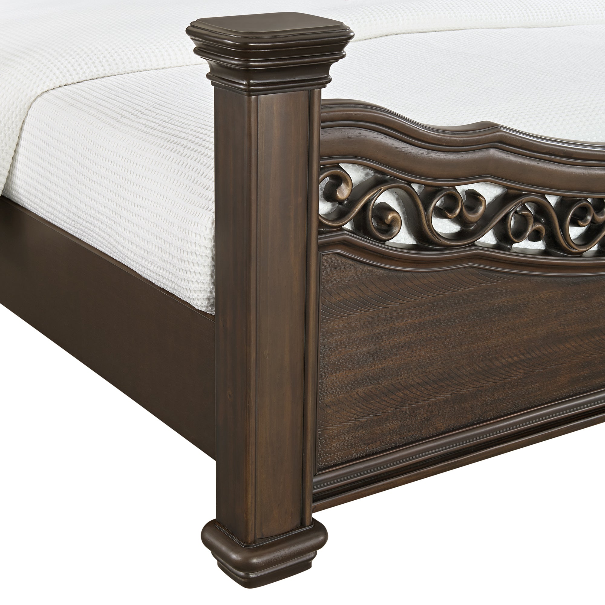 Brunswick King Panel Bed in Mahogany