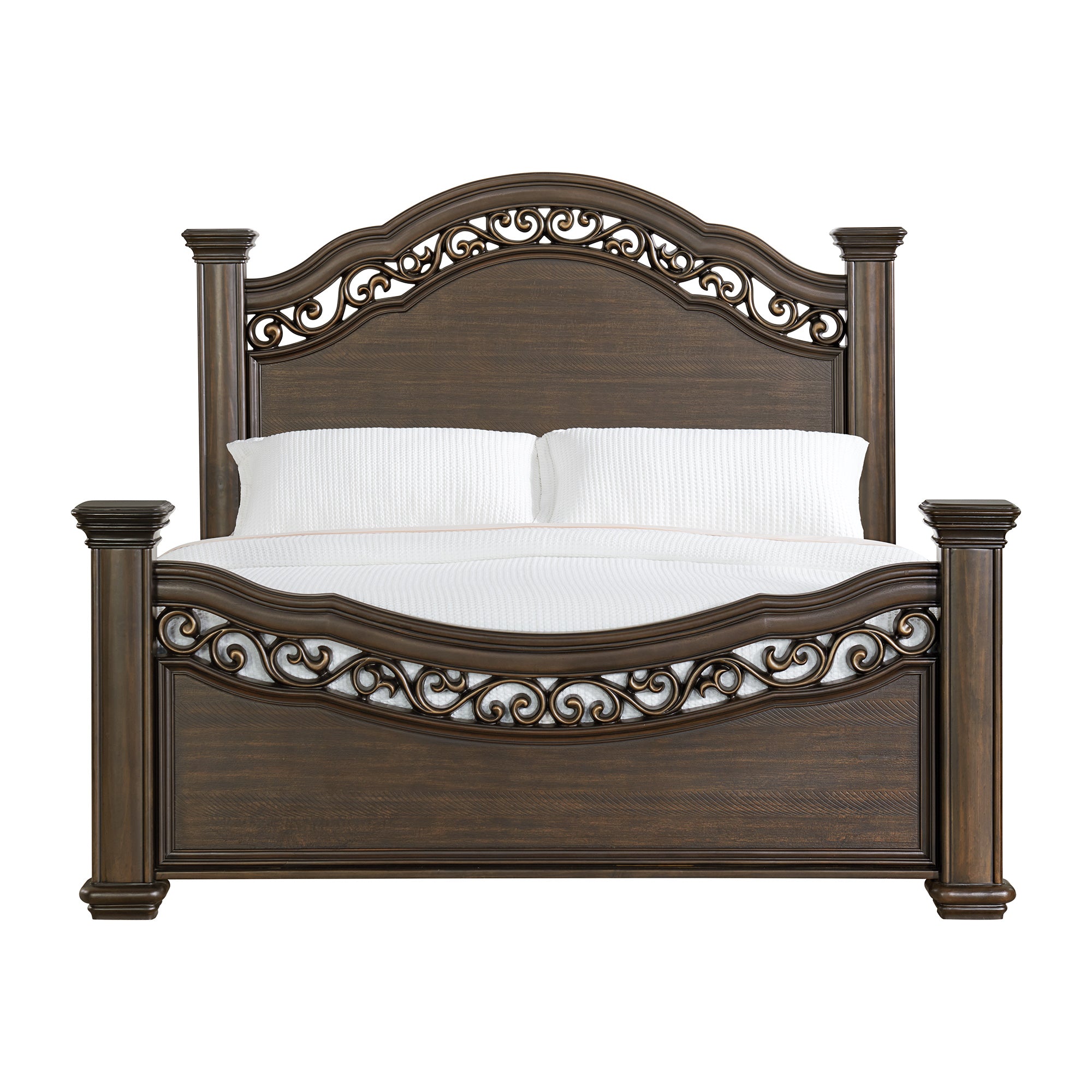 Brunswick King Panel Bed in Mahogany