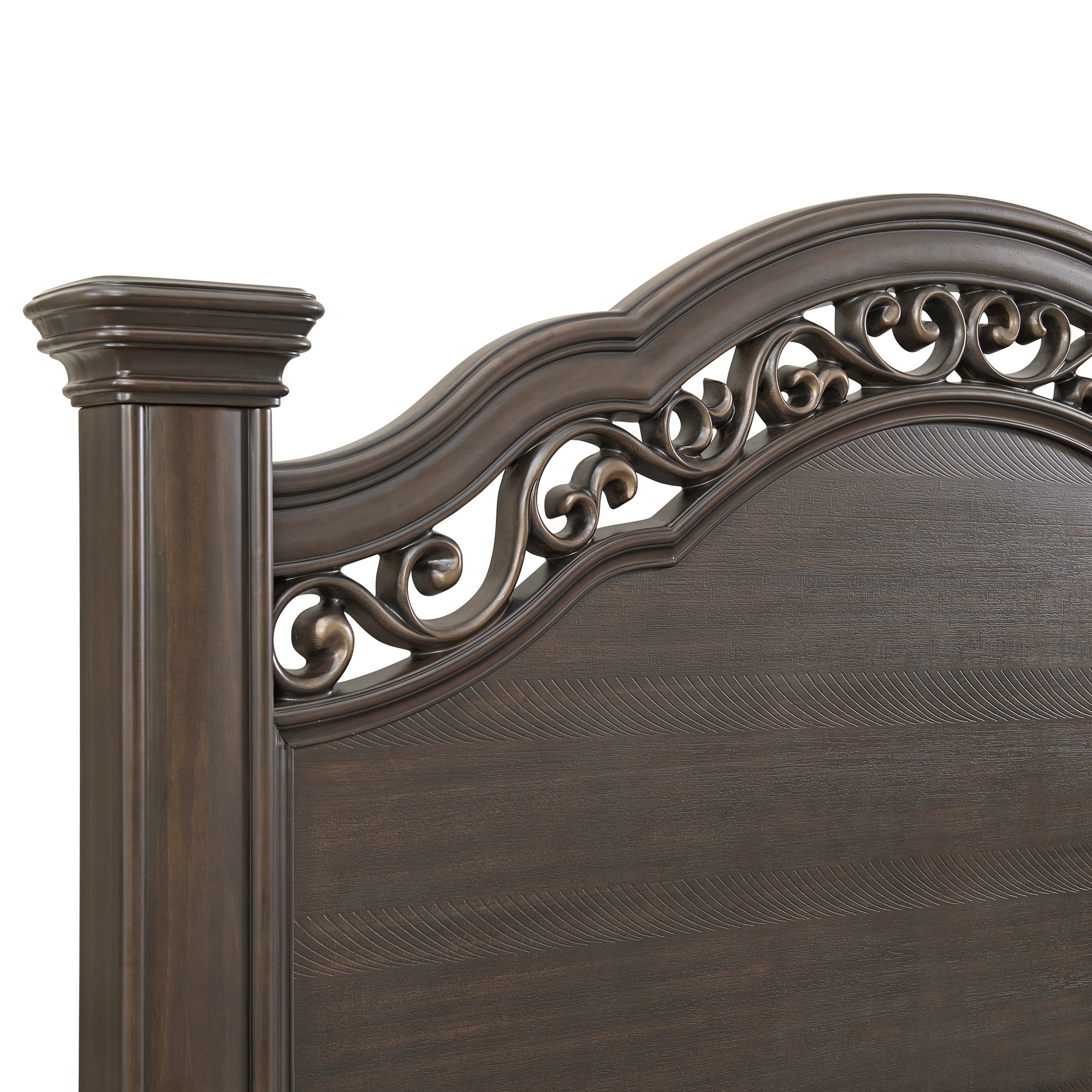Brunswick King Panel Bed in Mahogany