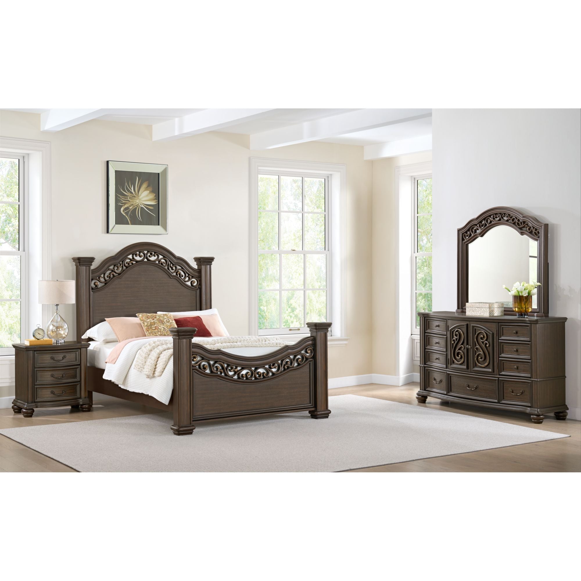 Brunswick 7-Drawer Dresser in Mahogany