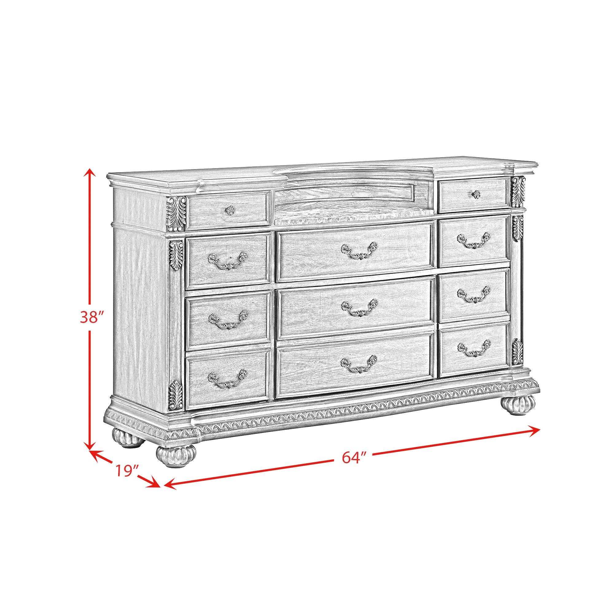 Cadenza Dresser in Brown