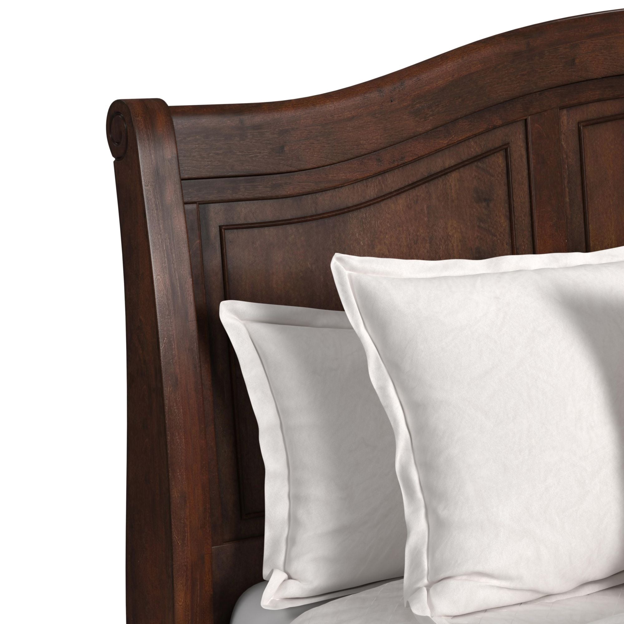 Cameron Cherry King Sleigh Bed