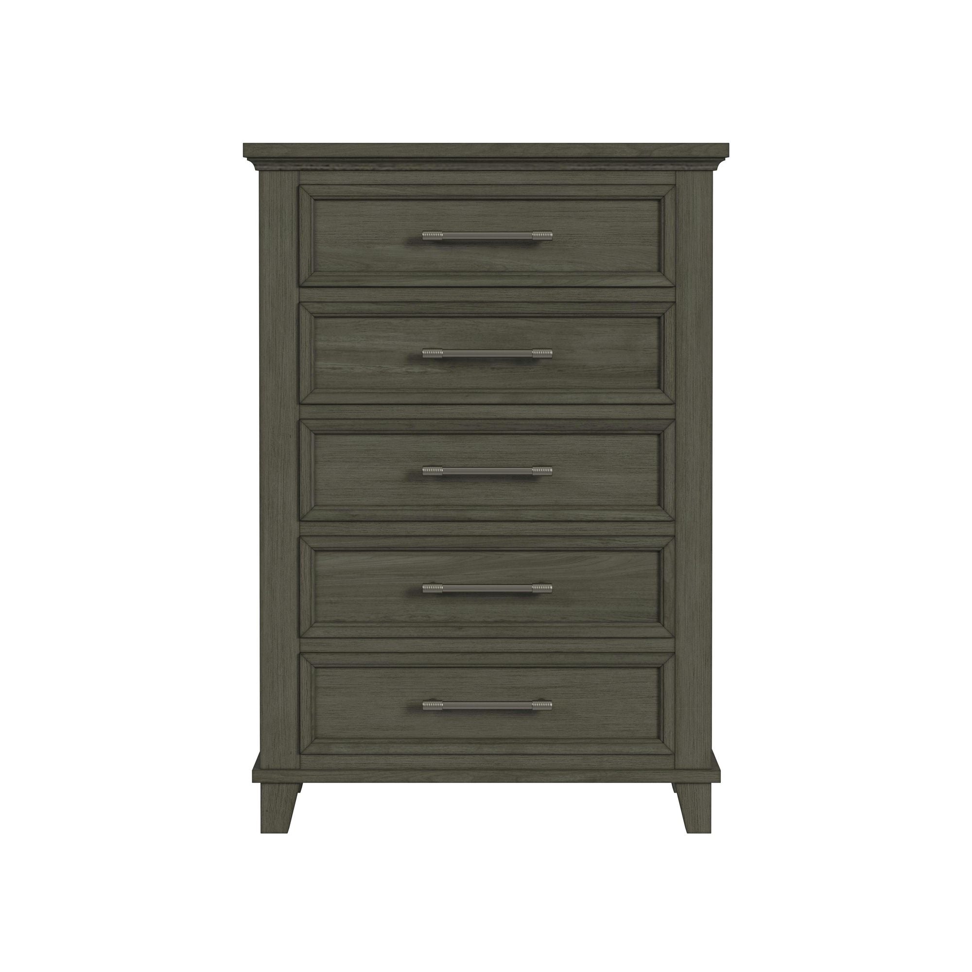 Canterbury 5-Drawer Chest in Grey