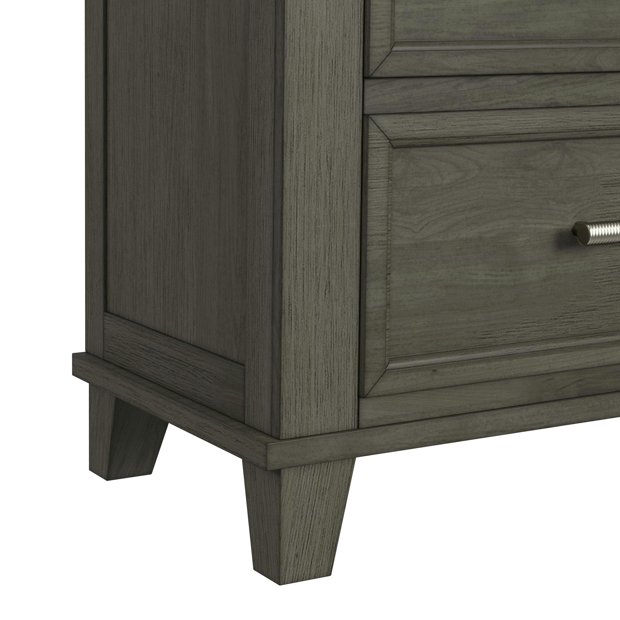 Canterbury Dresser and Mirror Set in Grey