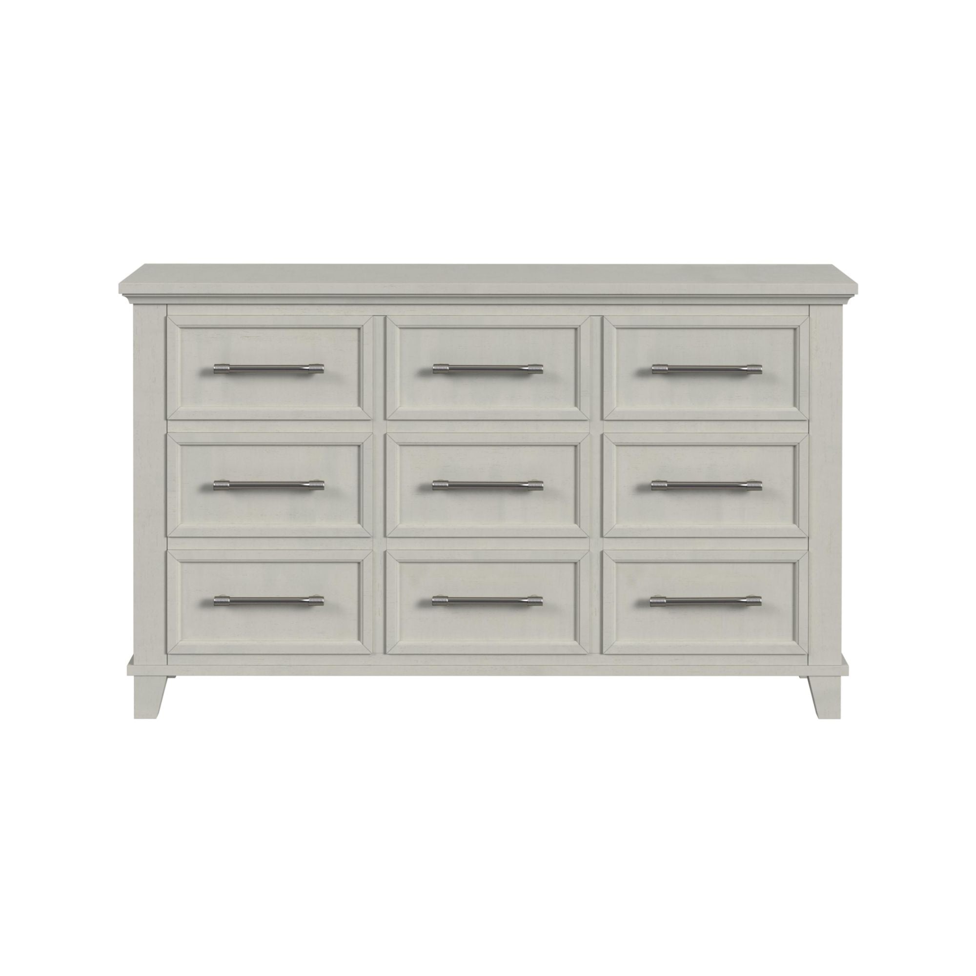 Canterbury 9-Drawer Dresser in Ivory