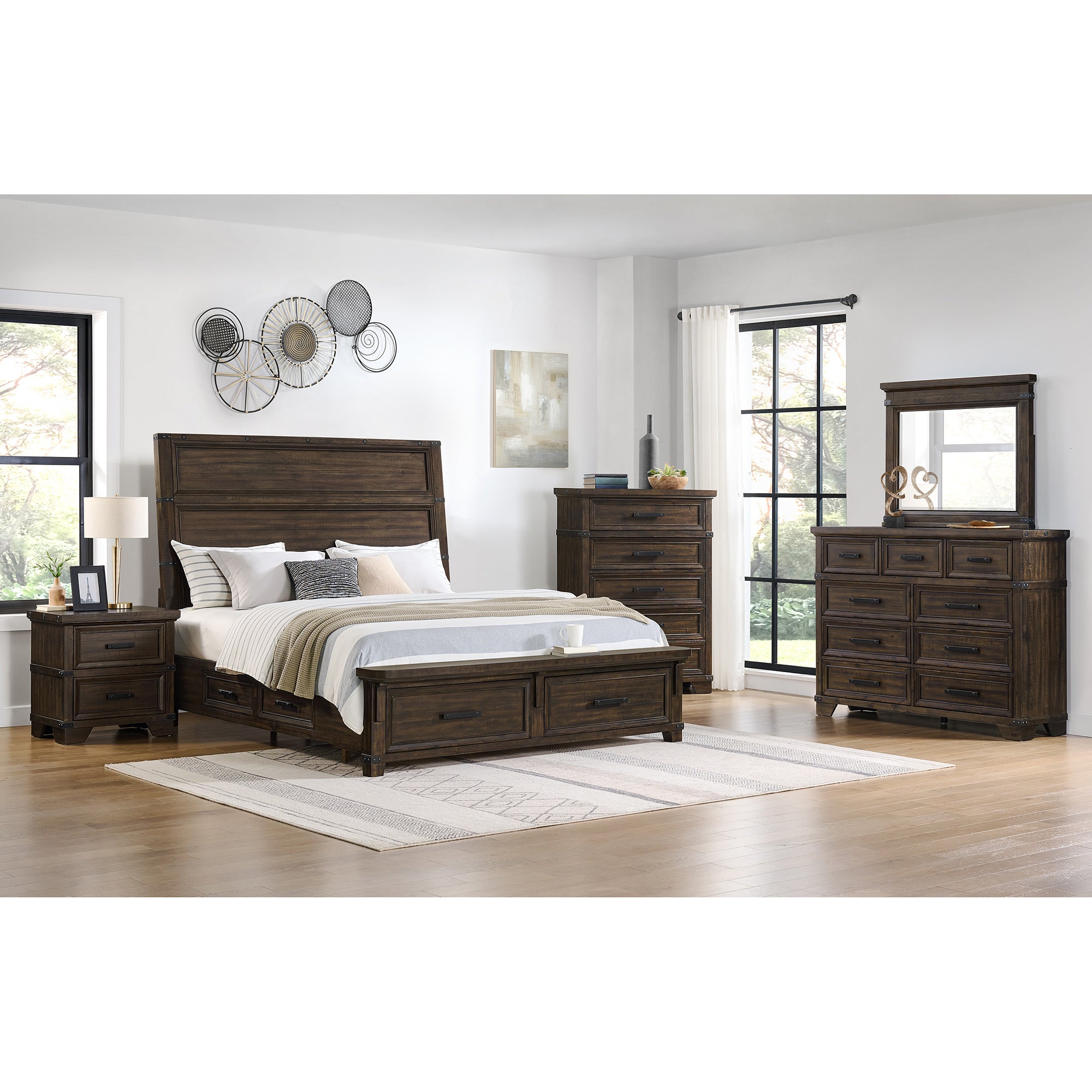 Colorado City 9-Drawer Dresser in Charcoal – SKU B-13010-8-DR | Elements