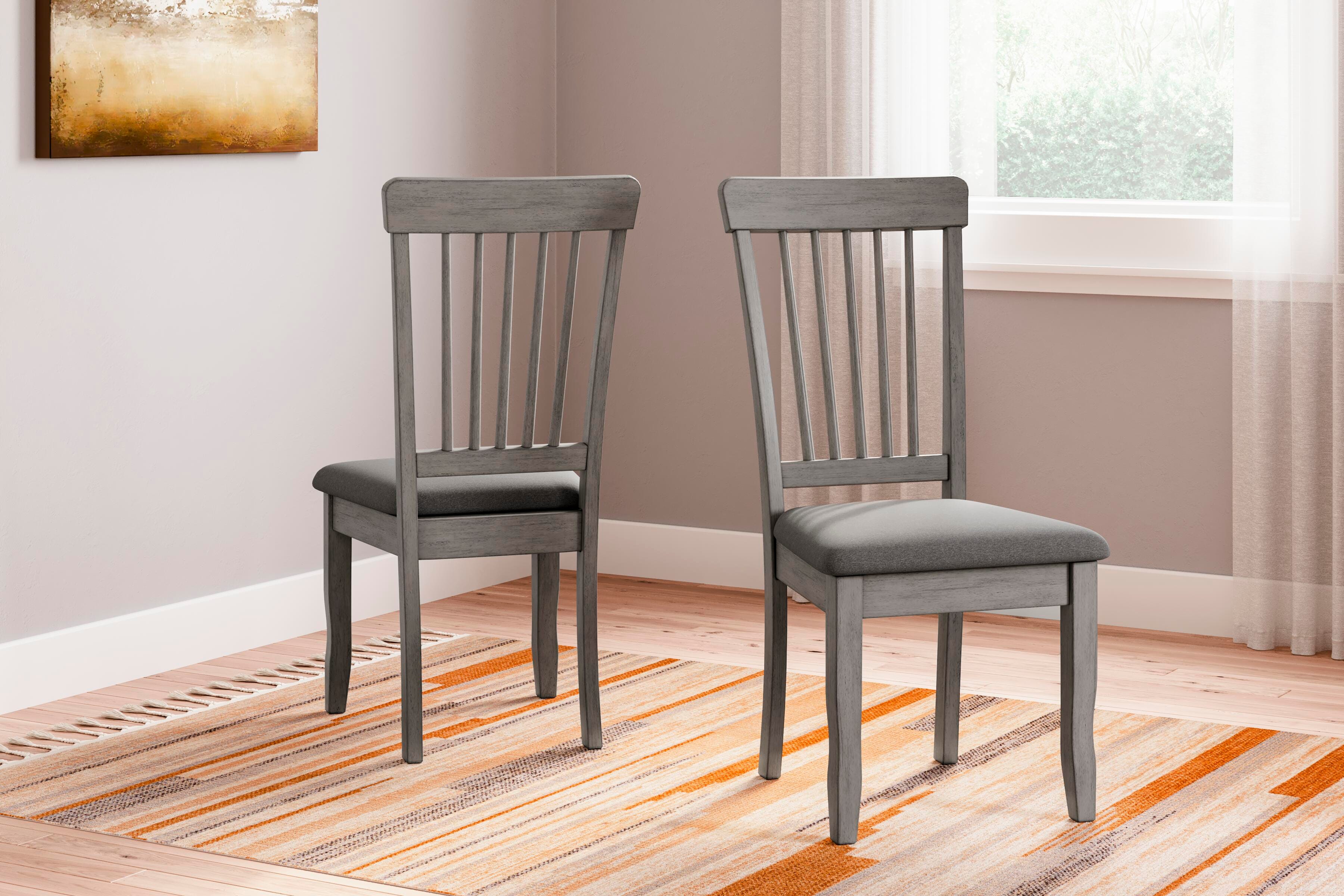 Dar Furniture - Ashley Furniture - Shullden Dining Chair (Set of 2) - Dining Chair (Set of 2) / Gray - D194-01X2