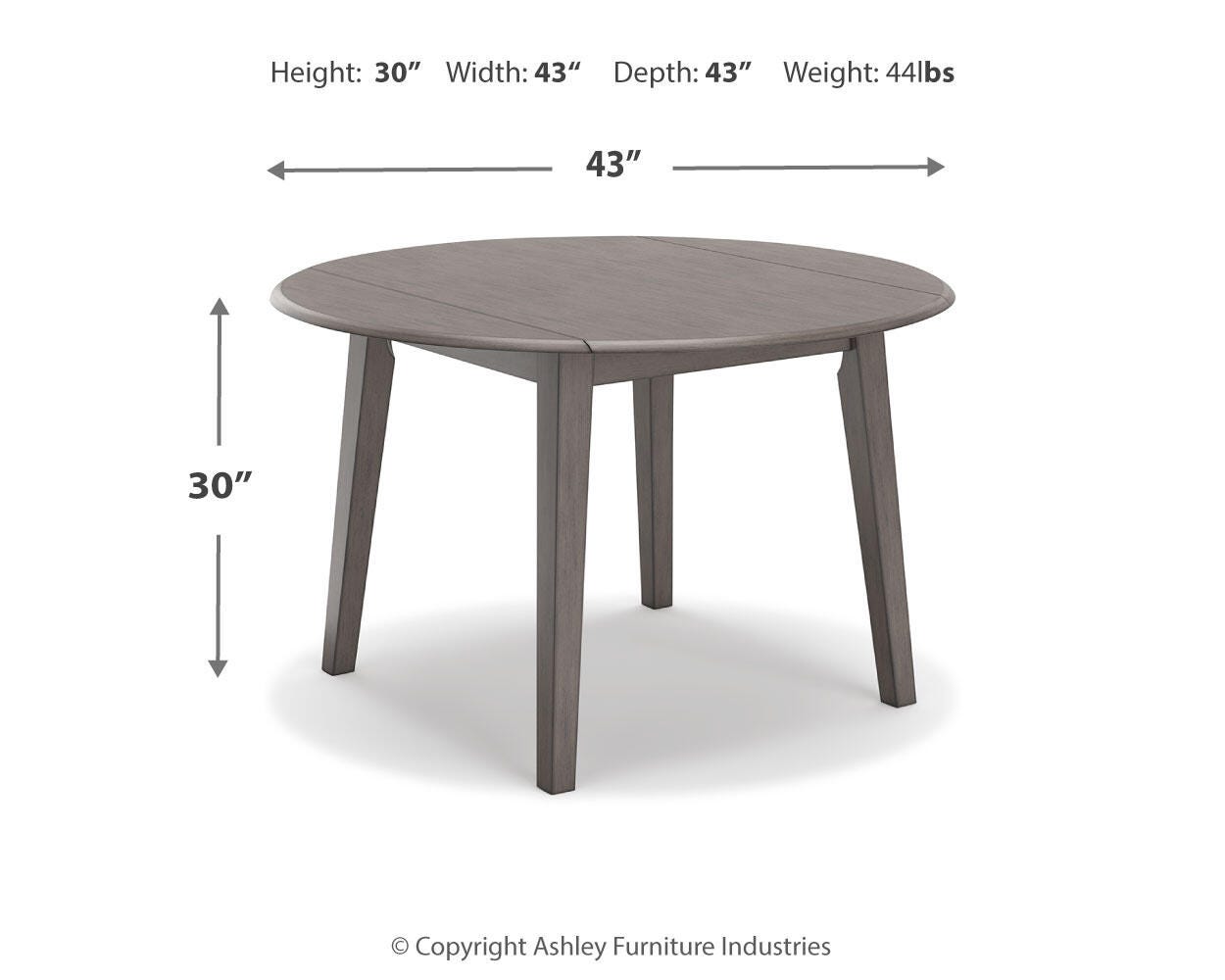 Shullden Drop Leaf Dining Table