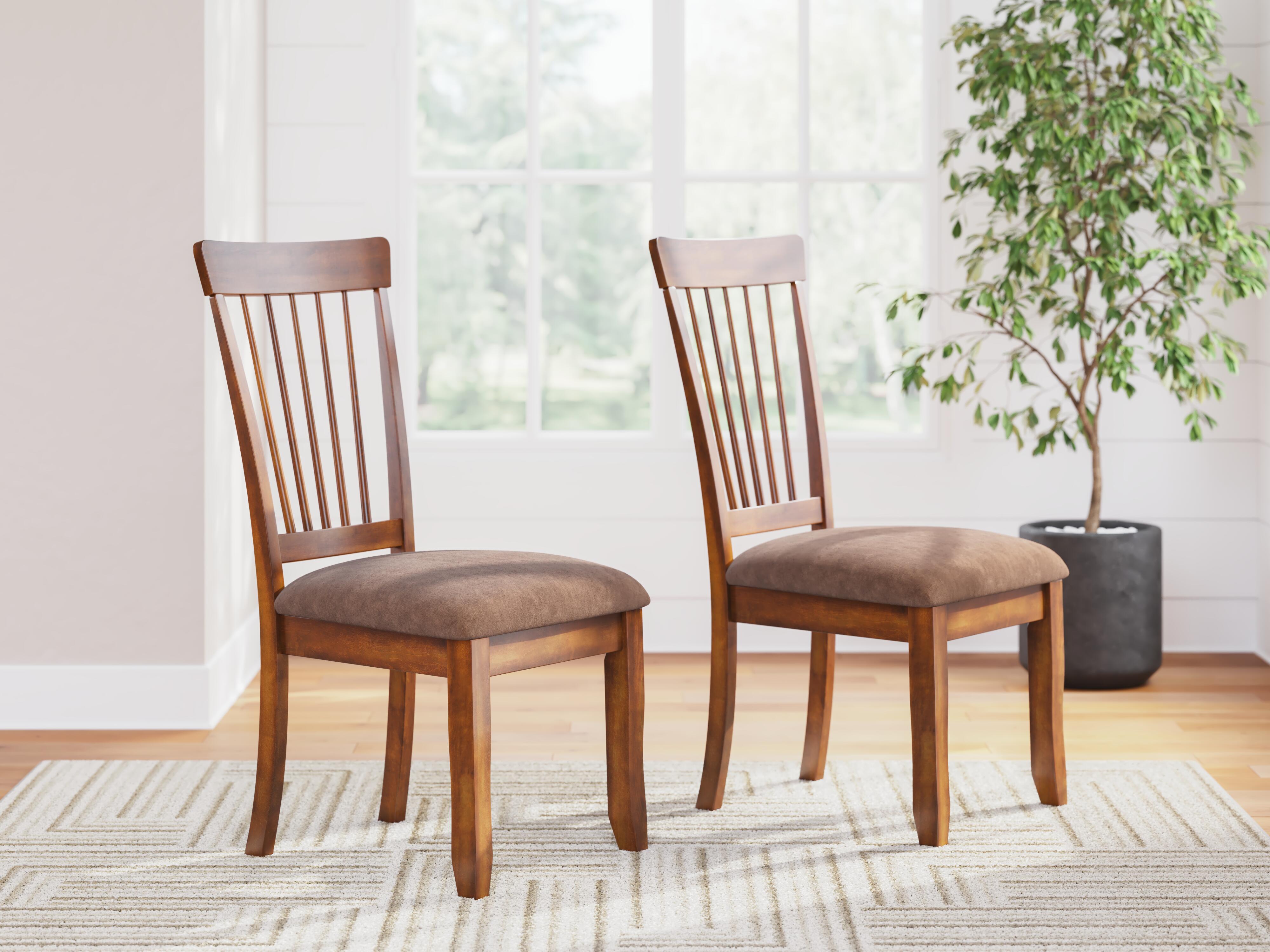Dar Furniture - Ashley Furniture - Berringer Dining Chair (Set of 2) - Dining Chair (Set of 2) / Rustic Brown - D199-01X2