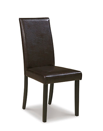 Dar Furniture - Ashley Furniture - Kimonte Dining Chair (Set of 2) - Dining Chair (Set of 2) / Dark Brown - D250-02X2