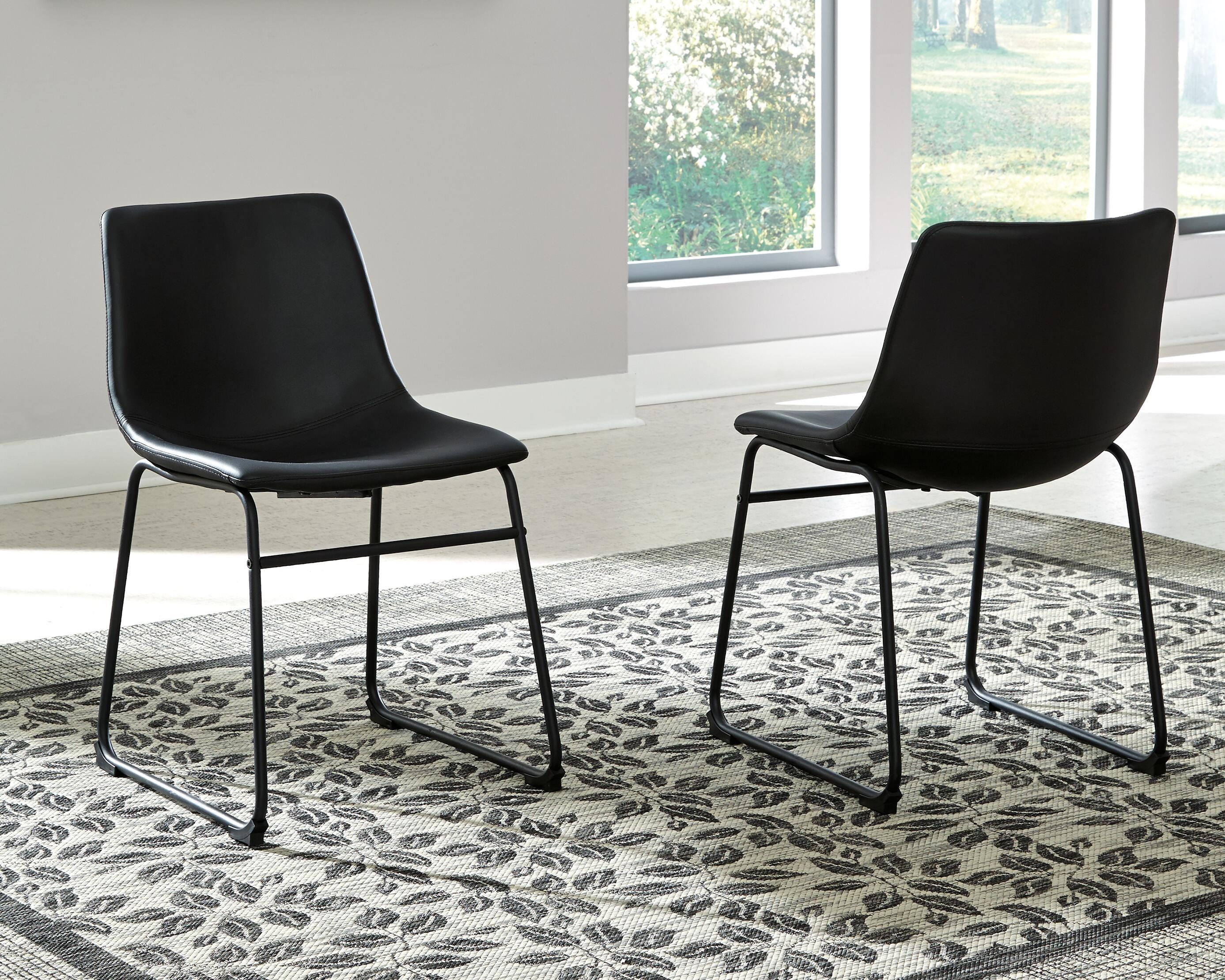 Dar Furniture - Ashley Furniture - Centiar Dining Chair (Set of 2) - Dining Chair (Set of 2) / Black - D372-06X2
