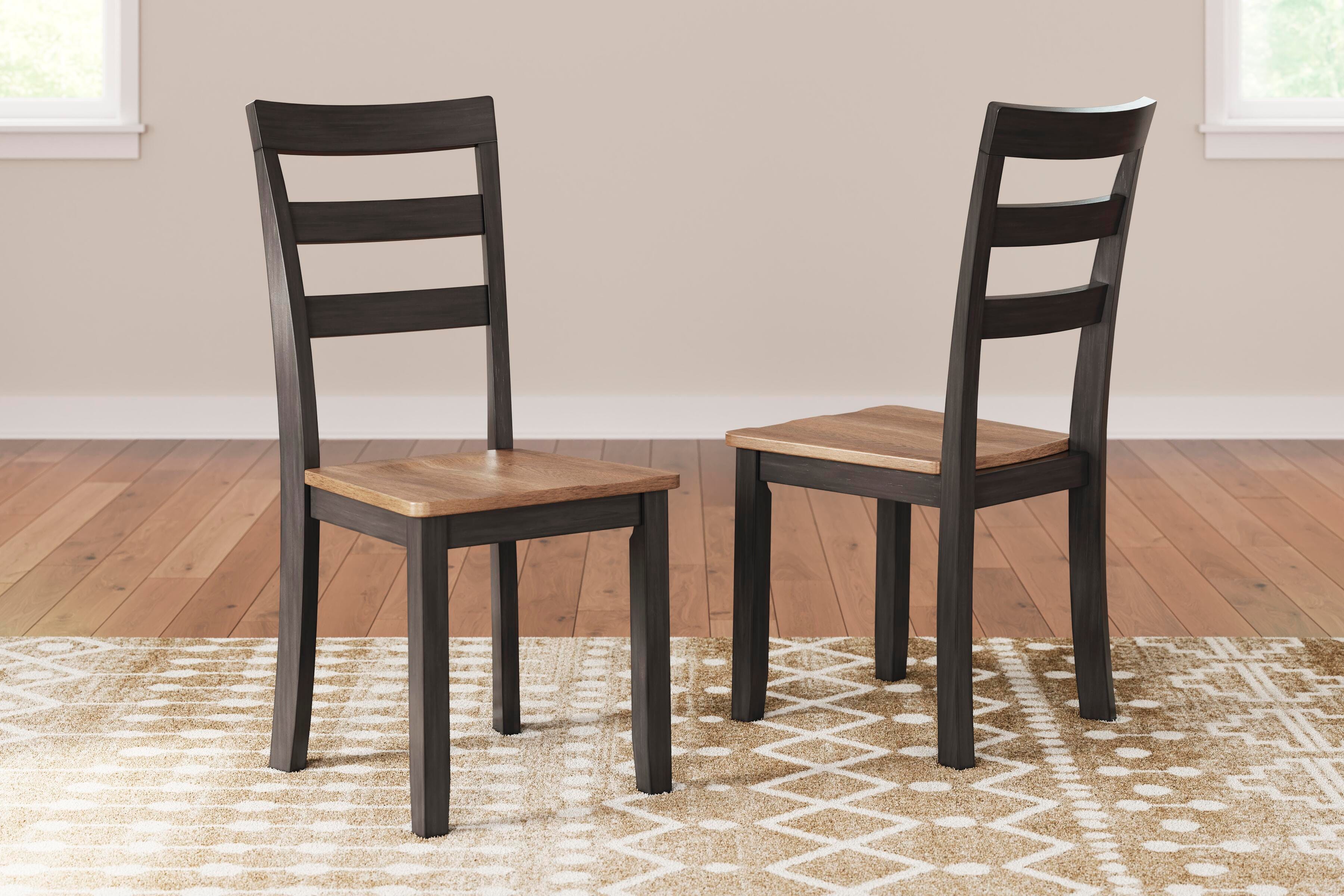 Dar Furniture - Ashley Furniture - Gesthaven Dining Chair (Set of 2) - Dining Chair (Set of 2) / Natural/Brown - D396-01X2