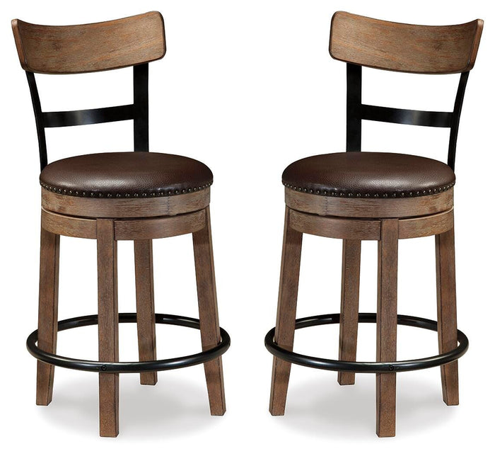 Pinnadel Counter Height Bar Stool (Set of 2)