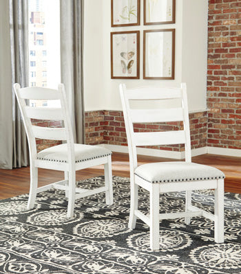 Dar Furniture - Ashley Furniture - Valebeck Dining Chair (Set of 2) - Dining Chair (Set of 2) / Beige/White - D546-01X2