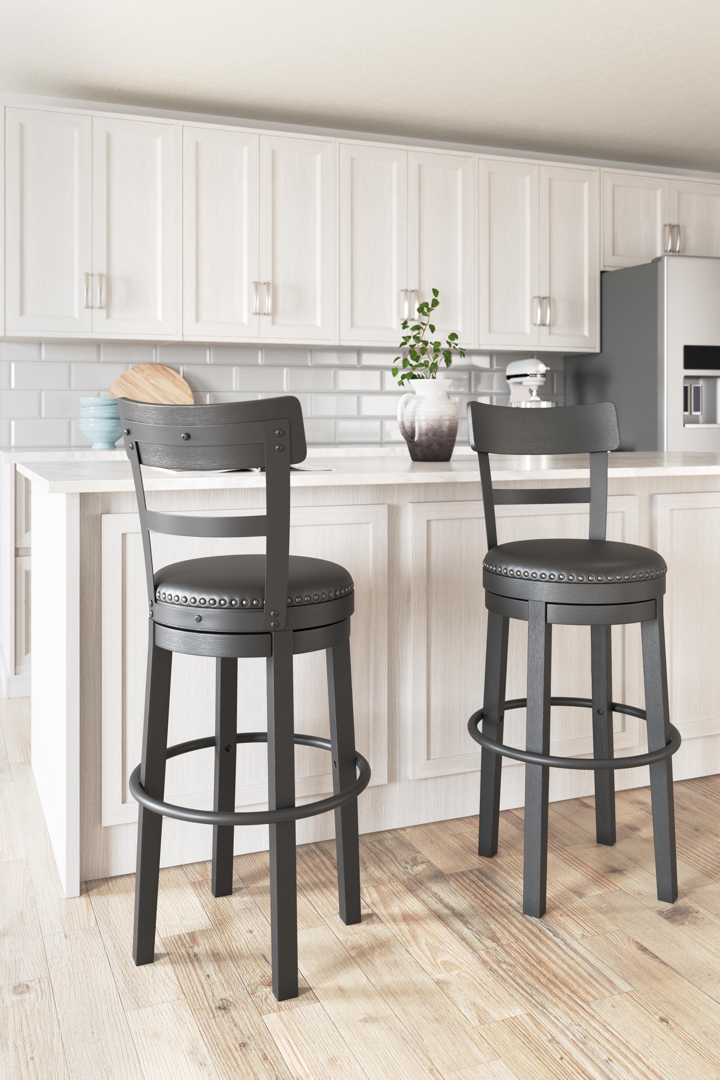 Dar Furniture - Ashley Furniture - Valebeck Bar Height Bar Stool (Set of 2) - Bar Height Bar Stool (Set of 2) / Multi - D546-630X2