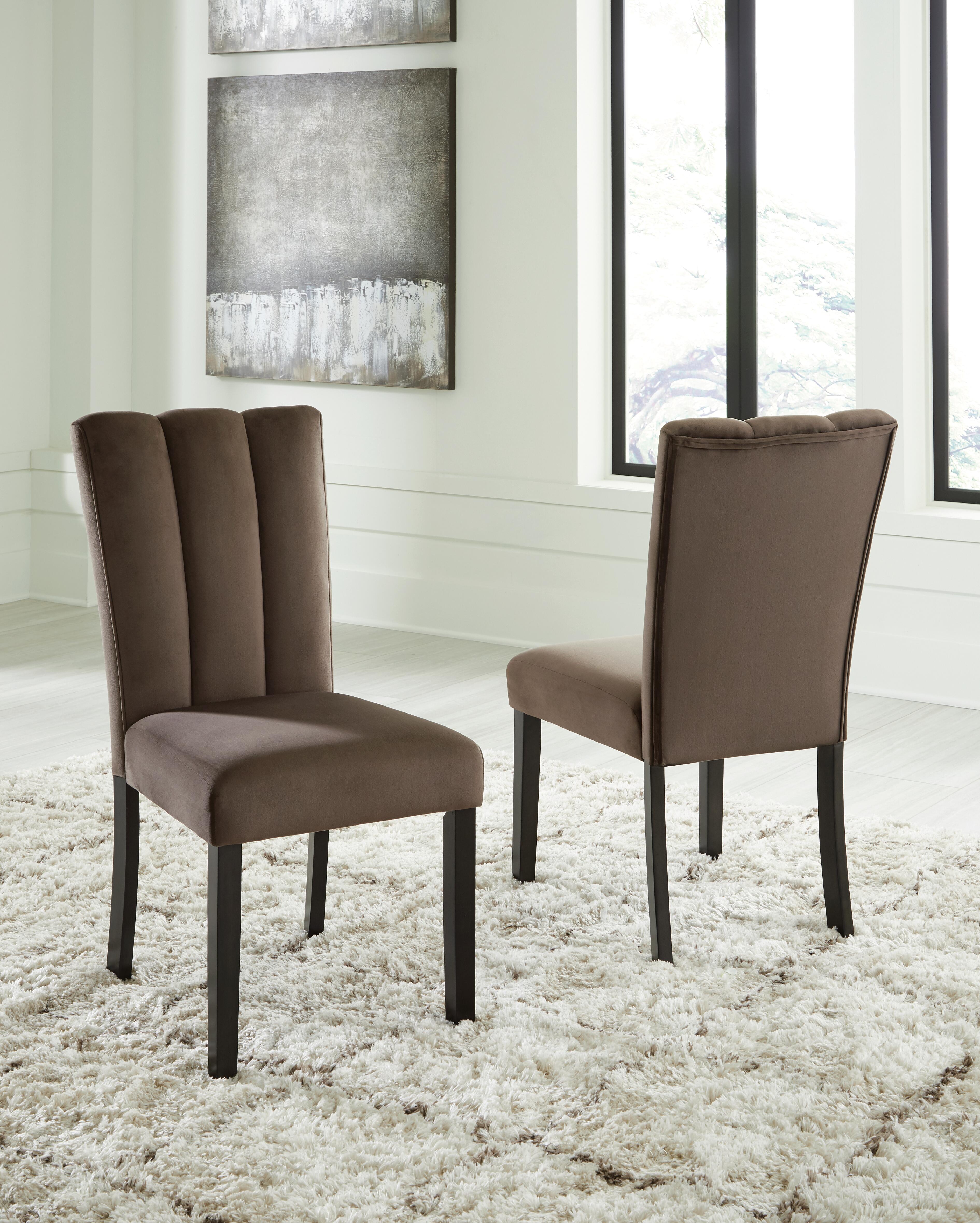 Dar Furniture - Ashley Furniture - Jeshina Dining Chair (Set of 2) - Dining Chair (Set of 2) / Mocha - PCD581-01X2