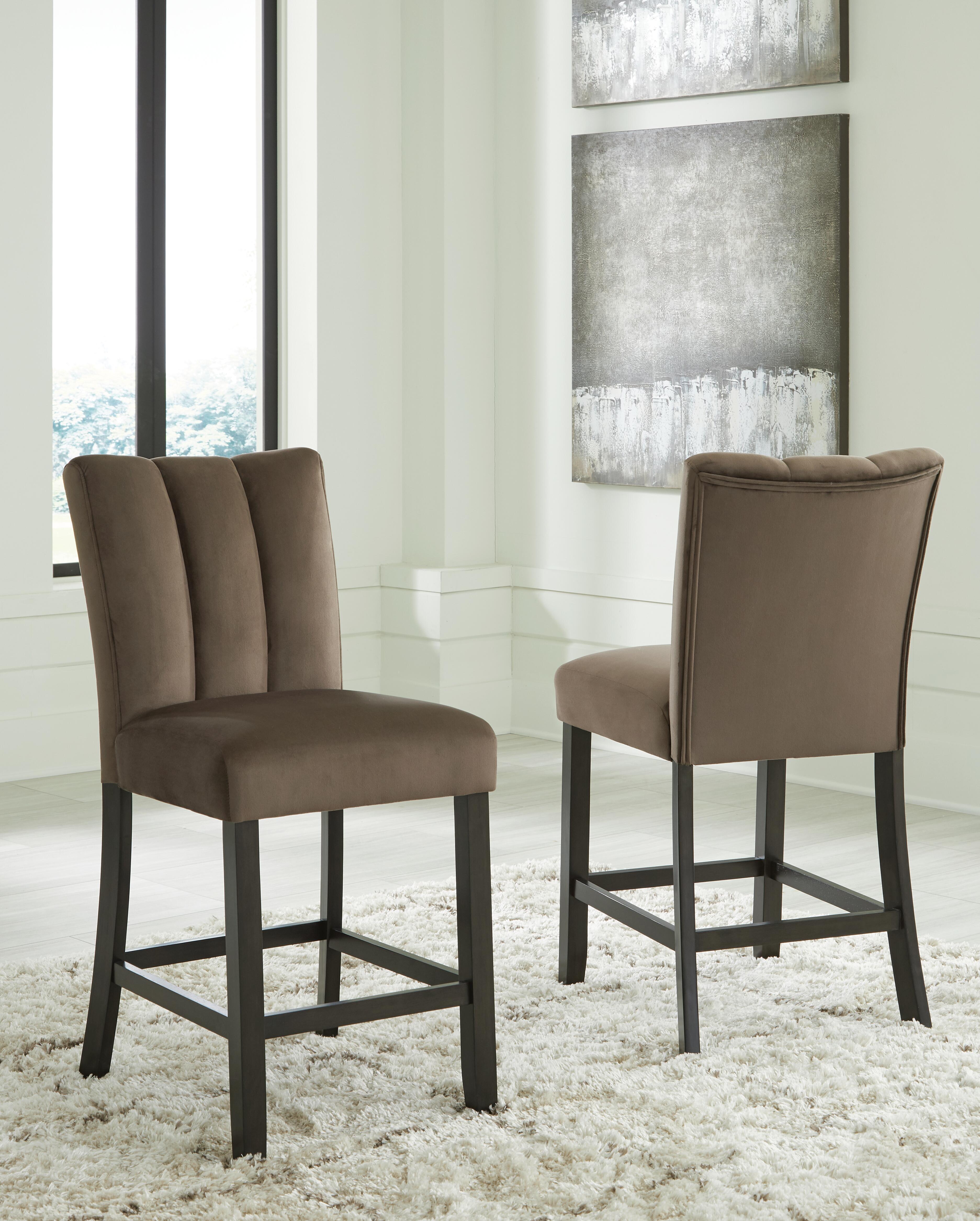 Dar Furniture - Ashley Furniture - Jeshina Counter Height Barstool (Set of 2) - Counter Height Barstool (Set of 2) / Mocha - PCD581-124X2