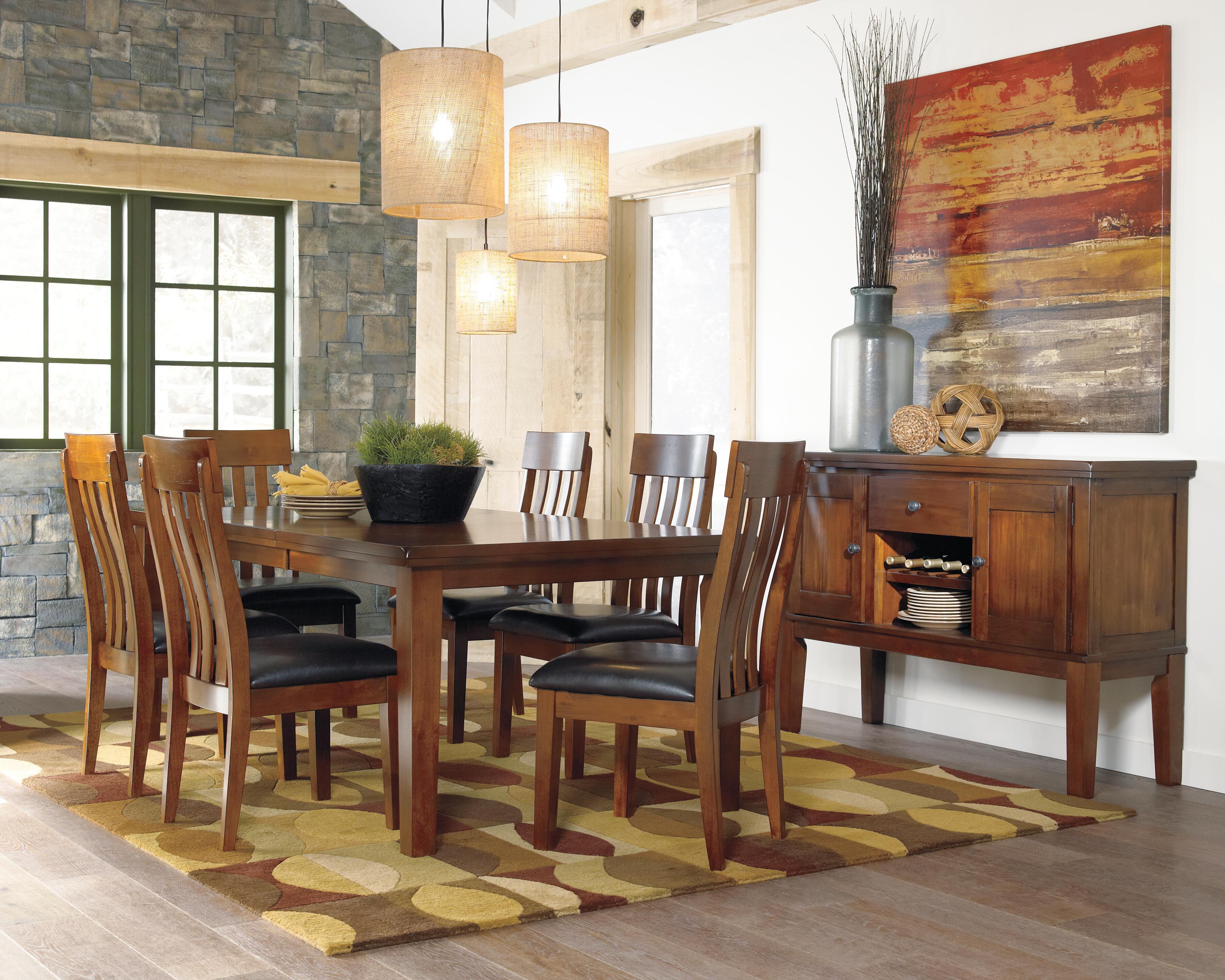 Dar Furniture - Ashley Furniture - Ralene Dining Extension Table - RECT DRM Butterfly EXT Table / Medium Brown - D594-35