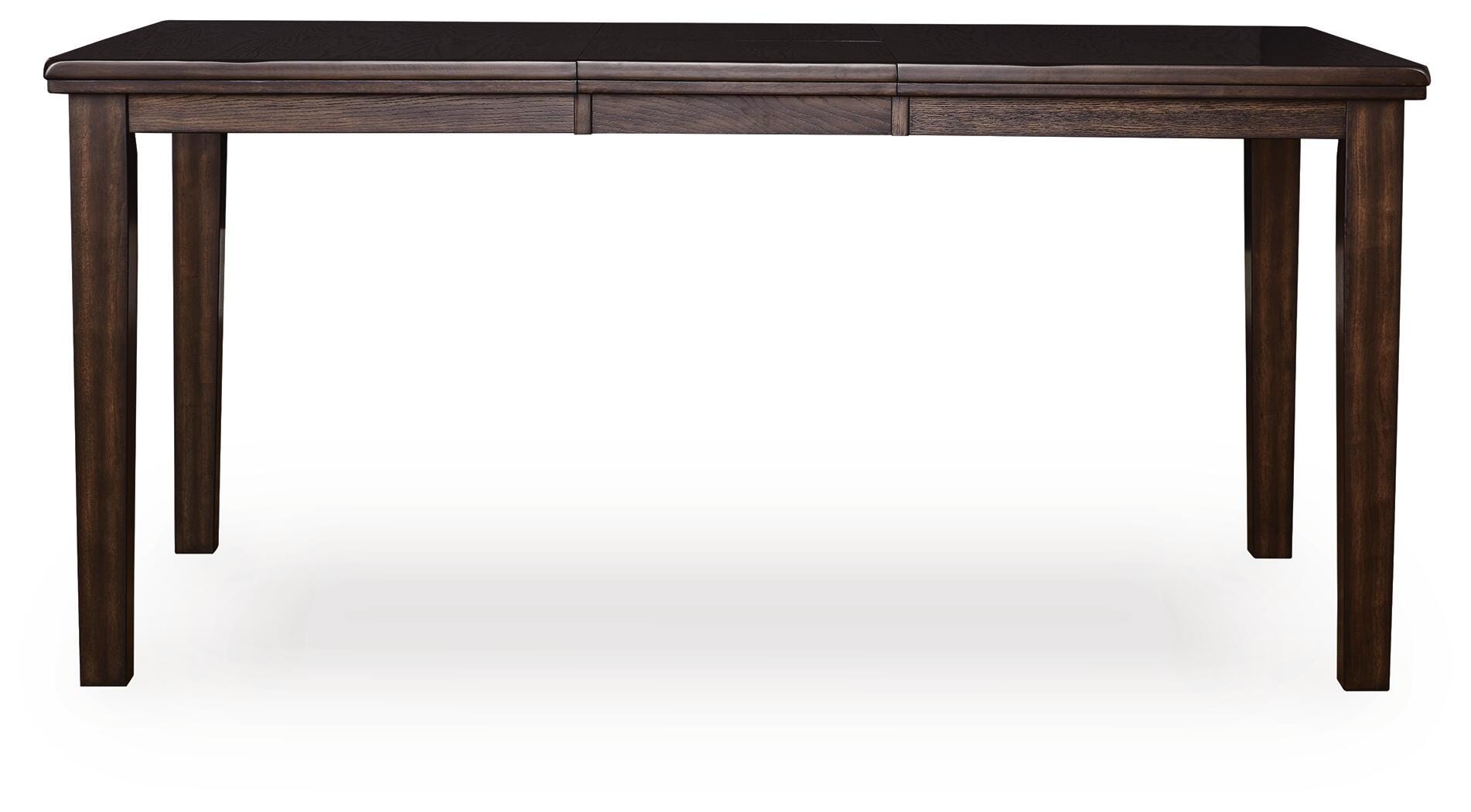 Dar Furniture - Ashley Furniture - Haddigan Counter Height Dining Extension Table - DRM Counter Butterfly EXT TBL / Dark Brown - D596-32