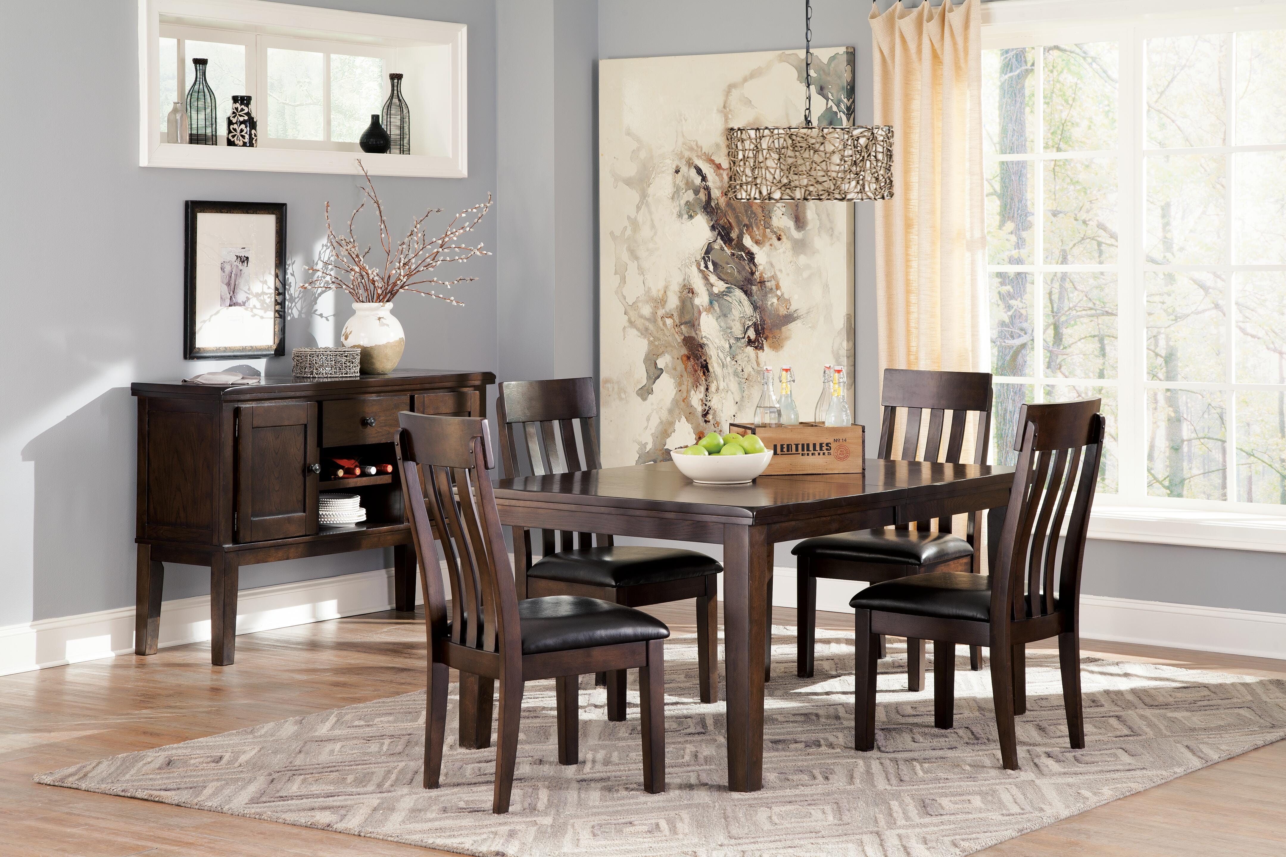 Dar Furniture - Ashley Furniture - Haddigan Dining Extension Table - RECT Dining Room EXT Table / Dark Brown - D596-35