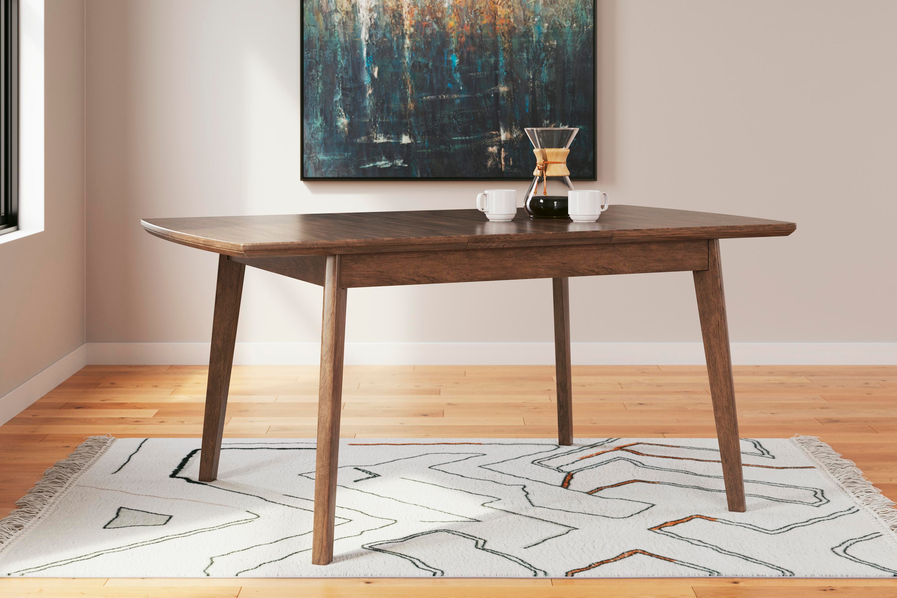 Dar Furniture - Ashley Furniture - Lyncott Dining Extension Table - RECT DRM Butterfly EXT Table / Brown - D615-35