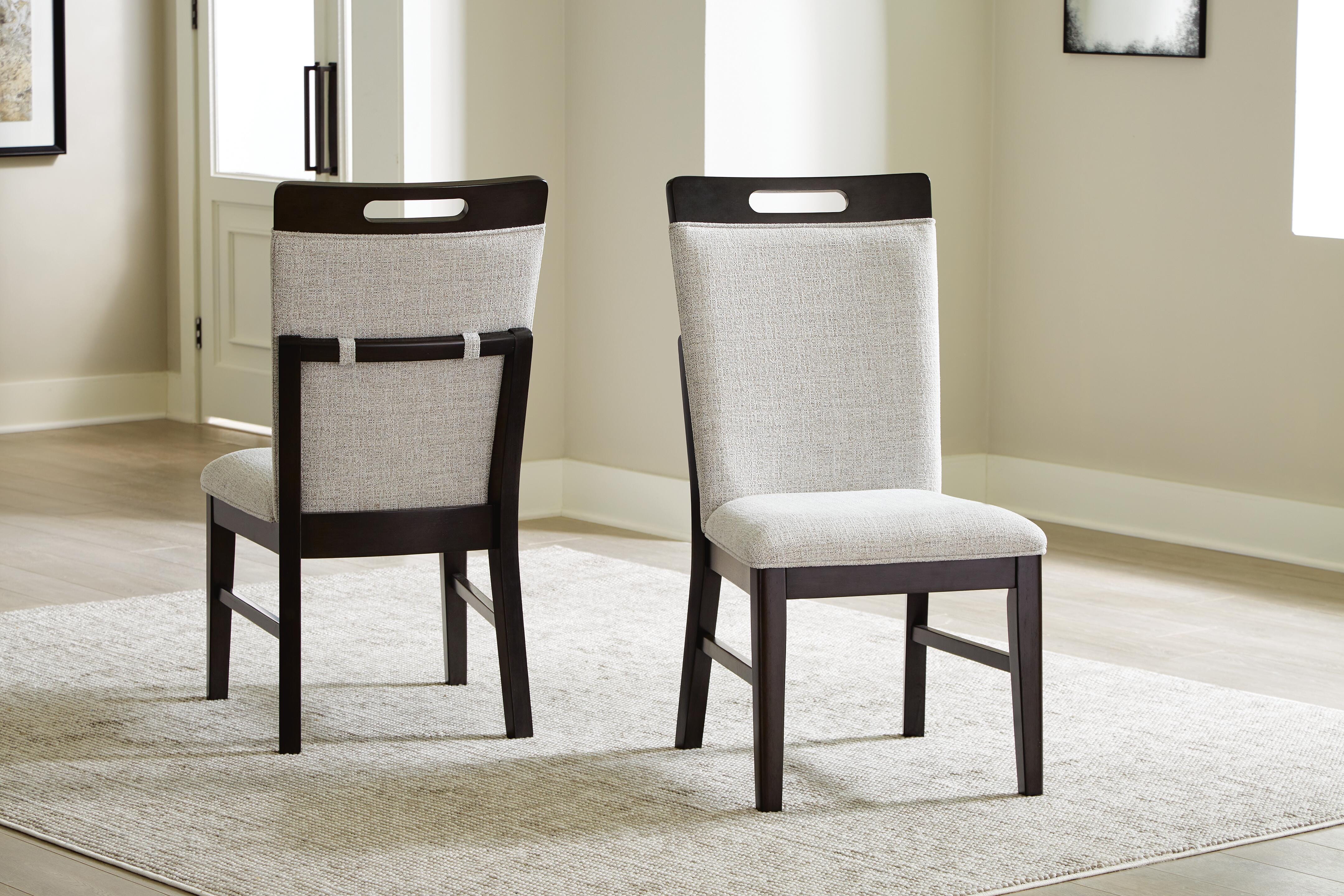 Dar Furniture - Ashley Furniture - Neymorton Dining Chair (Set of 2) - Dining Chair (Set of 2) / Dark Grayish Brown - D618-01X2