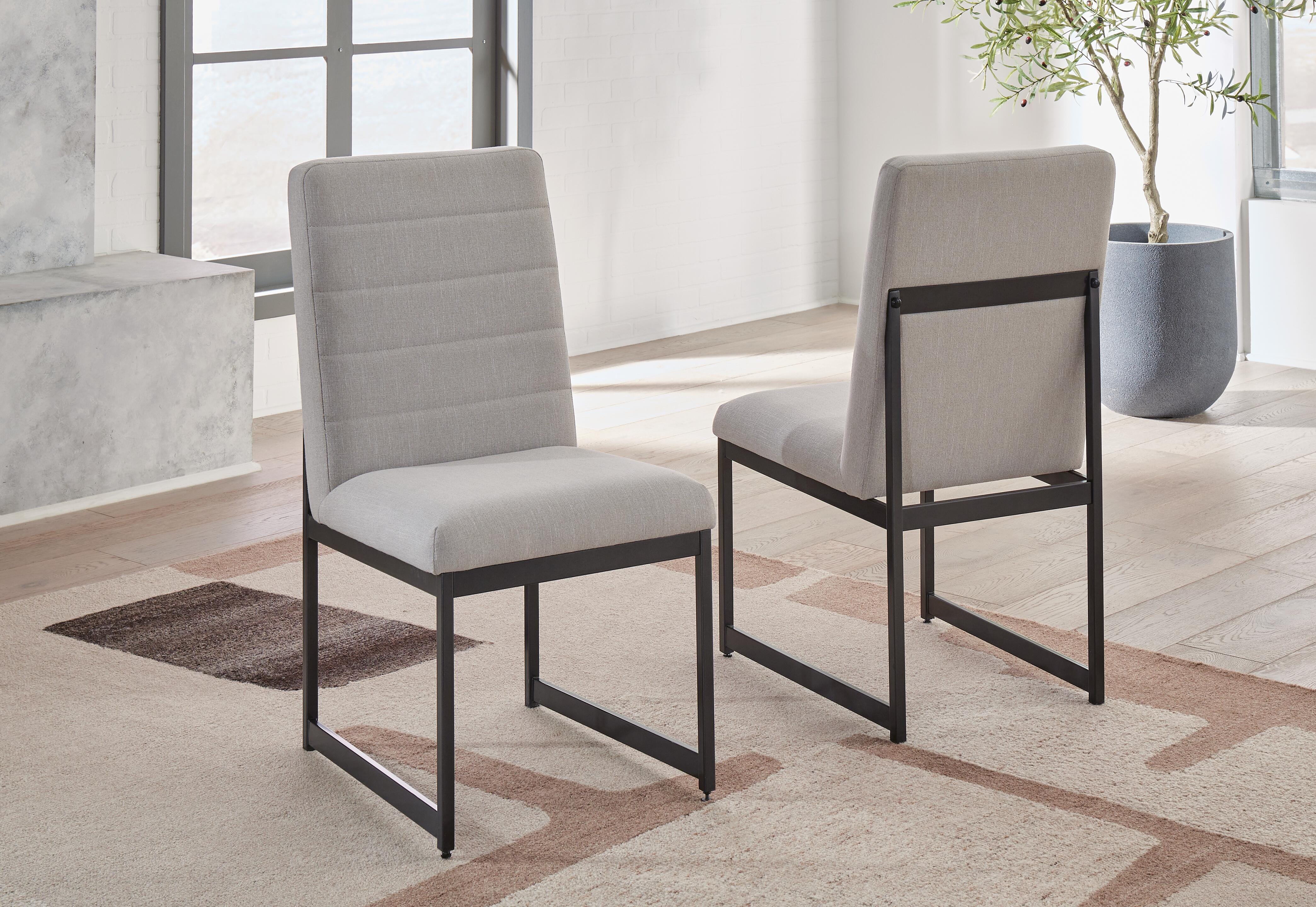 Dar Furniture - Ashley Furniture - Tomtyn Dining Chair (Set of 2) - Dining Chair (Set of 2) / Light Brown - D622-01X2