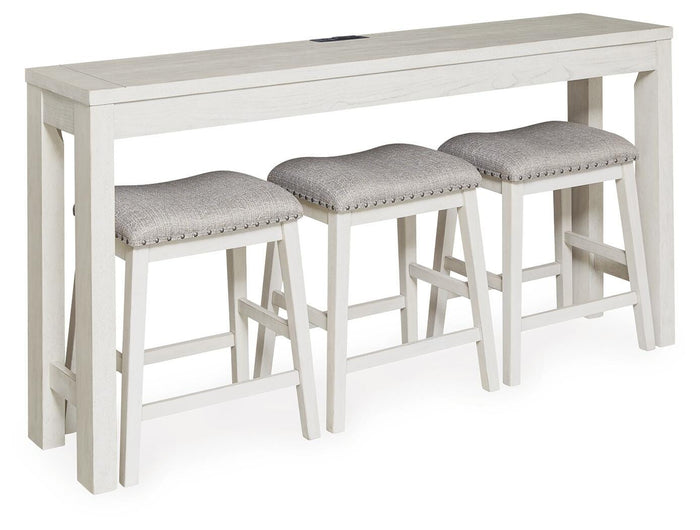 Robbinsdale Counter Height Dining Table and 3 Barstools Set