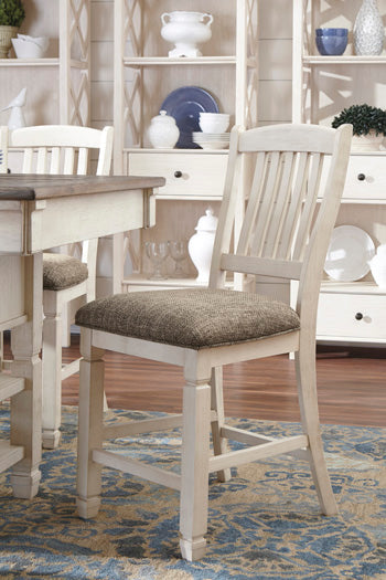 Dar Furniture - Ashley Furniture - Bolanburg Counter Height Bar Stool (Set of 2) - Counter Height Bar Stool (Set of 2) / Two-tone - D647-124X2