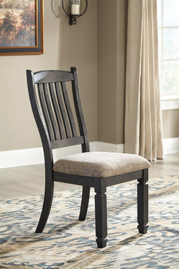 Dar Furniture - Ashley Furniture - Tyler Creek Dining Chair (Set of 2) - Dining Chair (Set of 2) / Black/Grayish Brown - D736-01X2