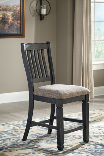 Dar Furniture - Ashley Furniture - Tyler Creek Counter Height Bar Stool (Set of 2) - Counter Height Bar Stool (Set of 2) / Black/Grayish Brown - D736-124X2
