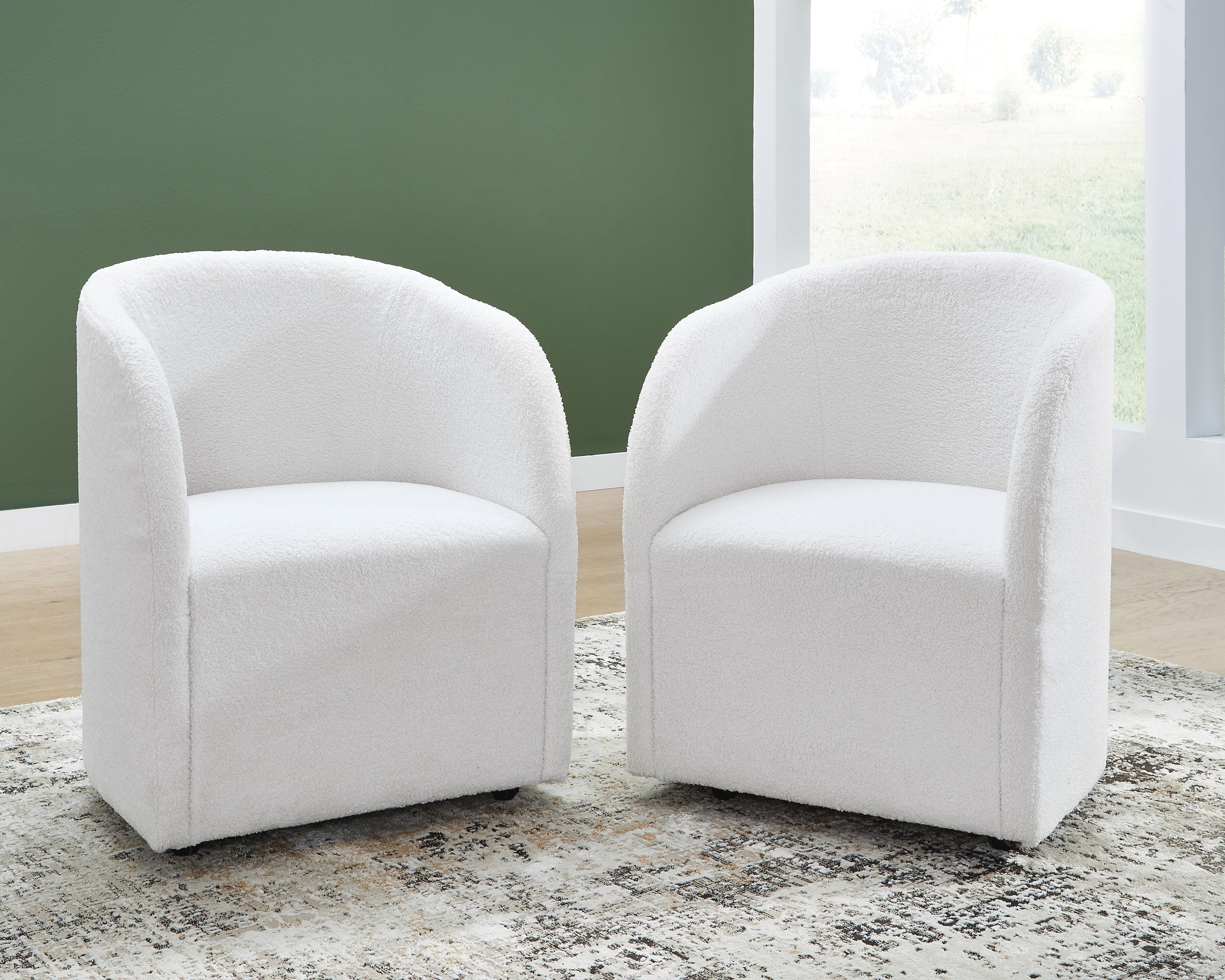 Dar Furniture - Ashley Furniture - Rowanbeck Dining Chair (Set of 2) - Dining Chair (Set of 2) / Black - D821-02AX2