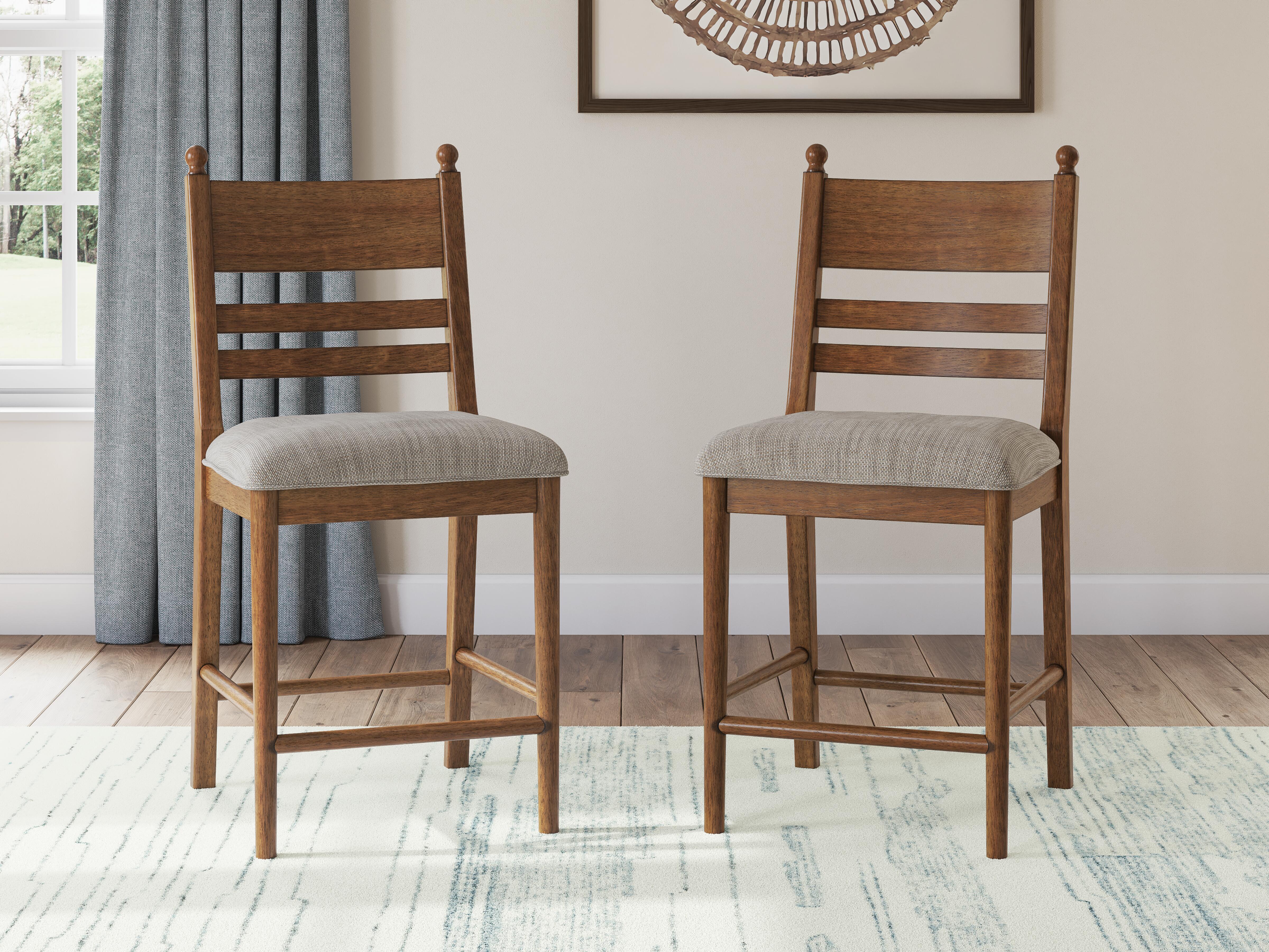 Dar Furniture - Ashley Furniture - Greddinton Counter Height Barstool (Set of 2) - Counter Height Barstool (Set of 2) / Multi - PCD824-924X2