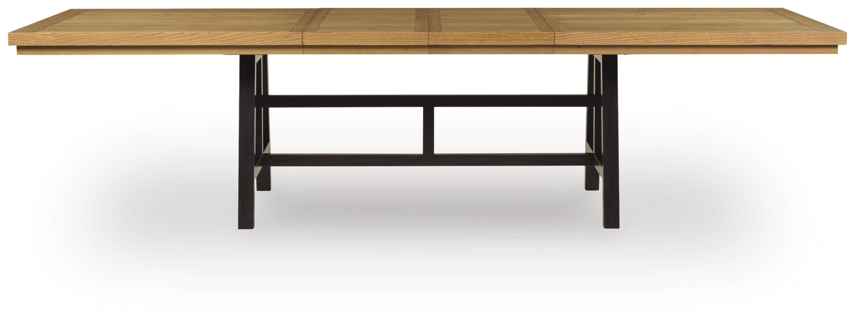 Dar Furniture - Ashley Furniture - Galliden Dining Extension Table - RECT Dining Room EXT Table / Black/Brown - D841-55