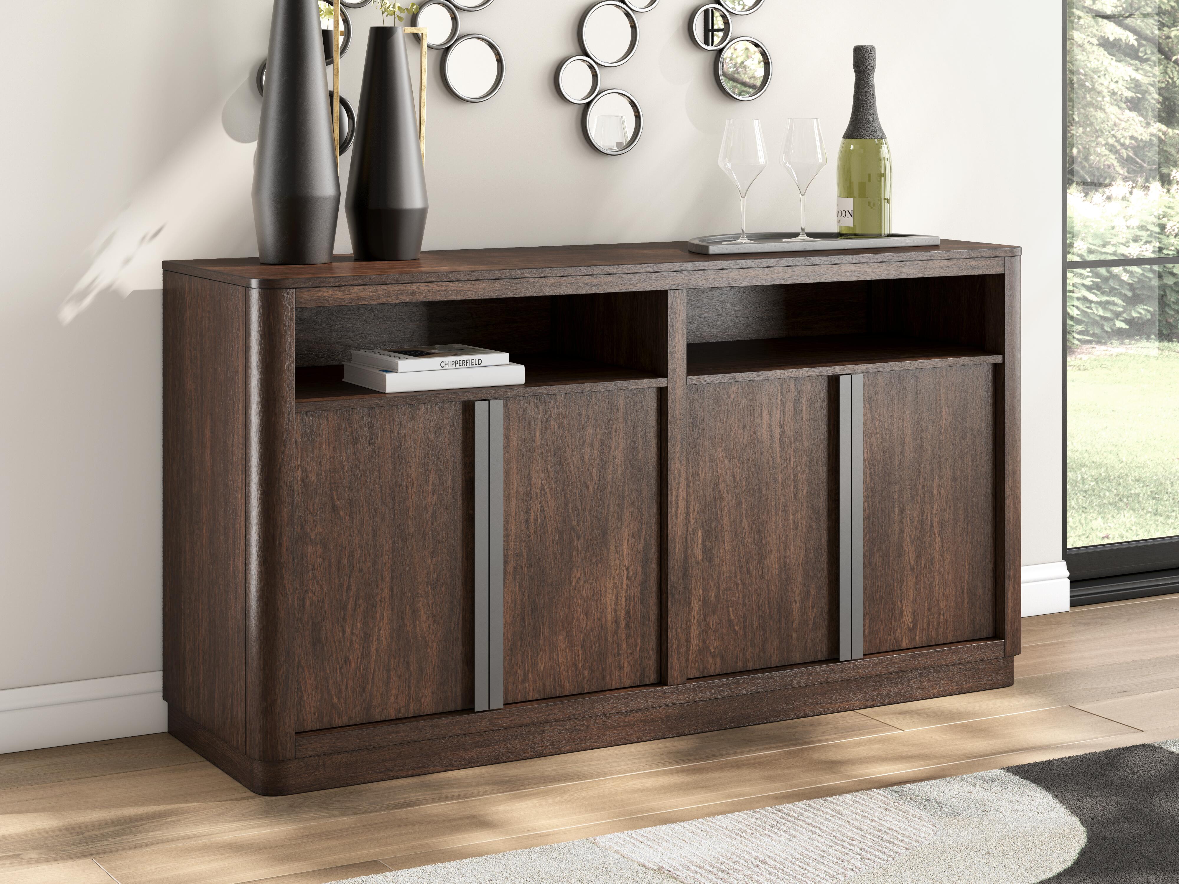 Dar Furniture - Ashley Furniture - Dilenno Dining Server - Dining Room Server / Dark Brown - PCD857-60