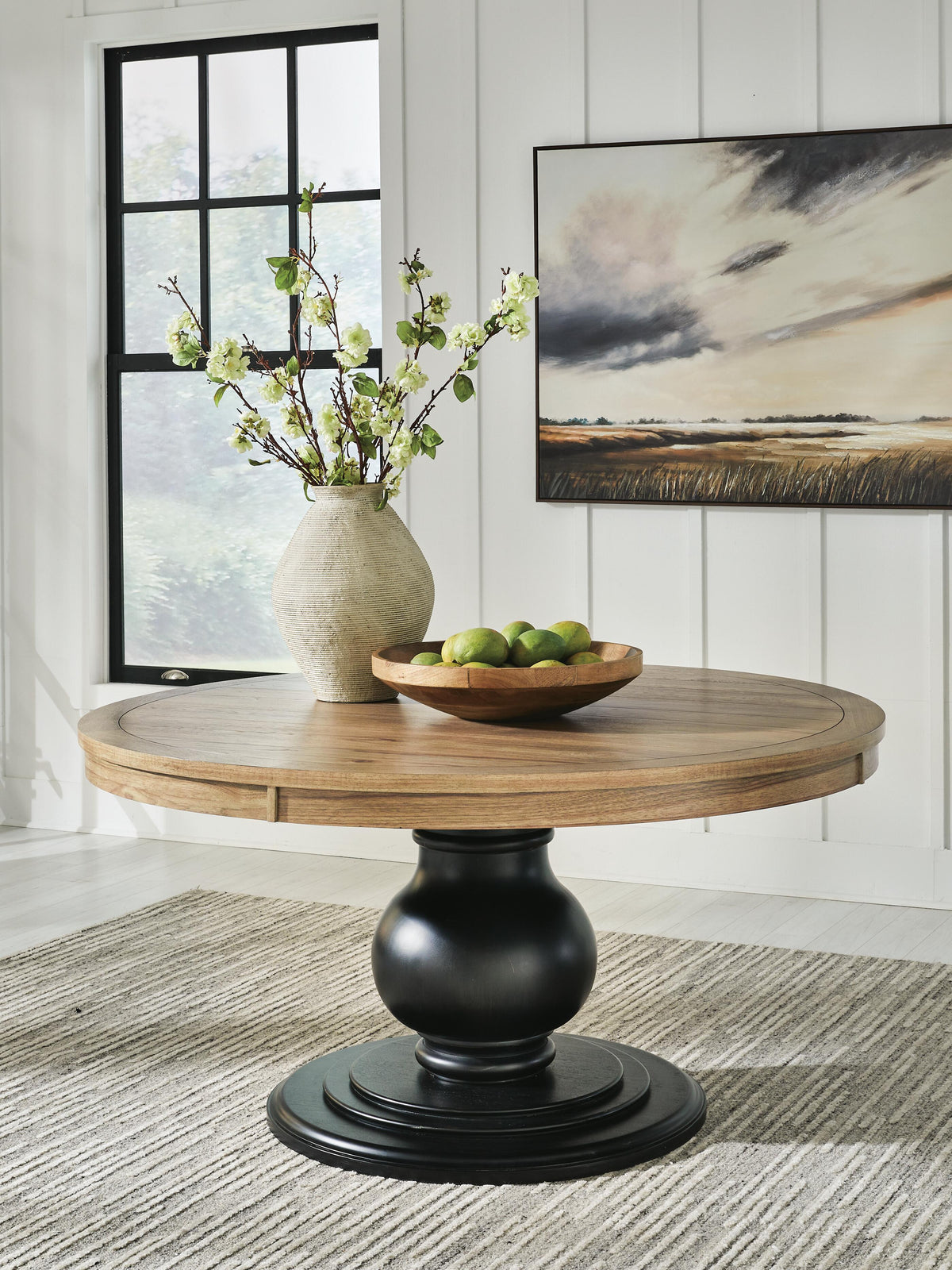 Dar Furniture - Ashley Furniture - Ridgester Dining Table - Dining Table / Light Brown - D858D4