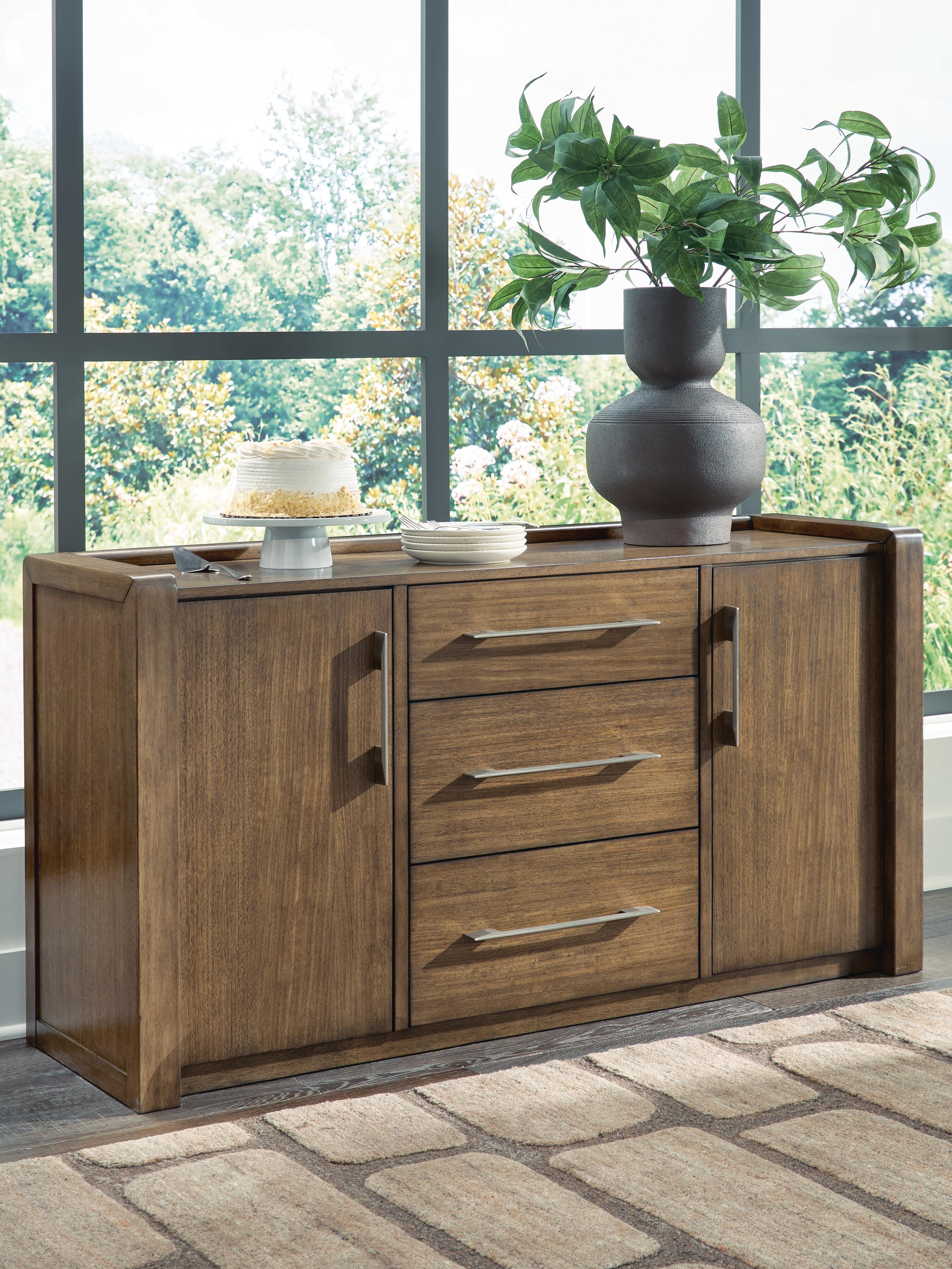 Dar Furniture - Ashley Furniture - Marxmore Dining Server - Dining Room Server / Brown - D863-60