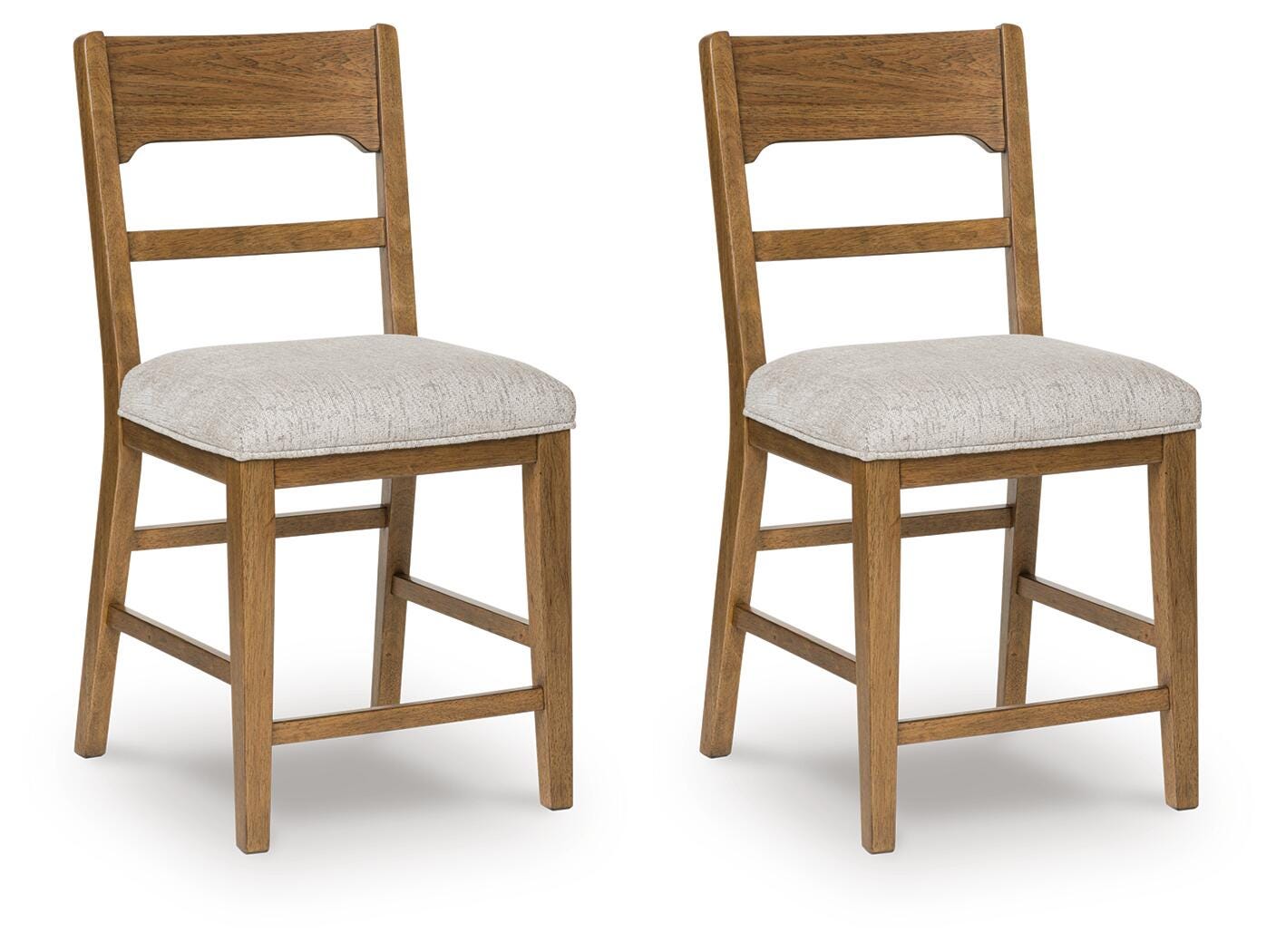 Dar Furniture - Ashley Furniture - Cabalynn Counter Height Barstool (Set of 2) - Counter Height Barstool (Set of 2) / Light Brown - D974-224X2