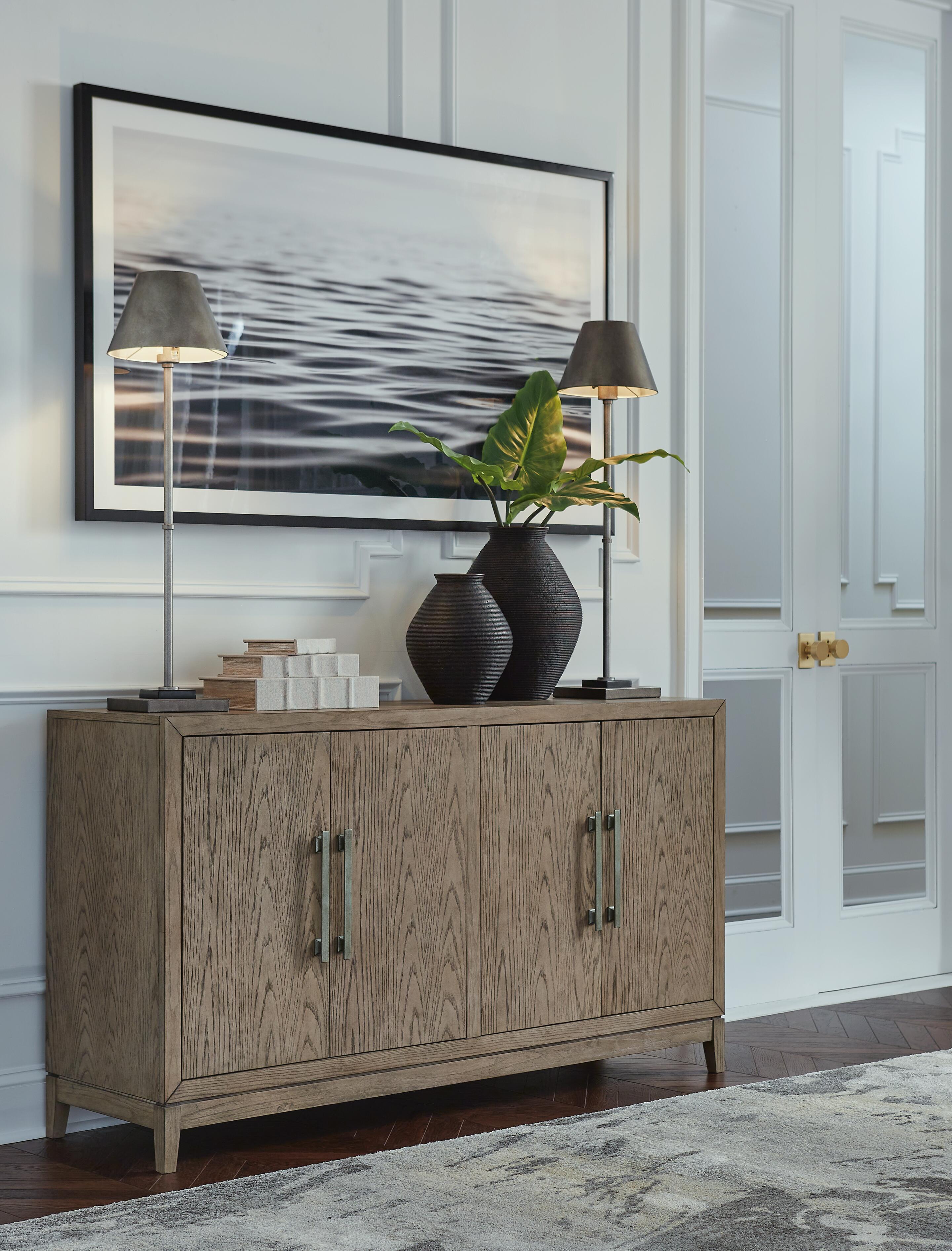 Dar Furniture - Ashley Furniture - Chrestner Dining Server - Dining Room Server / Gray - D983-60