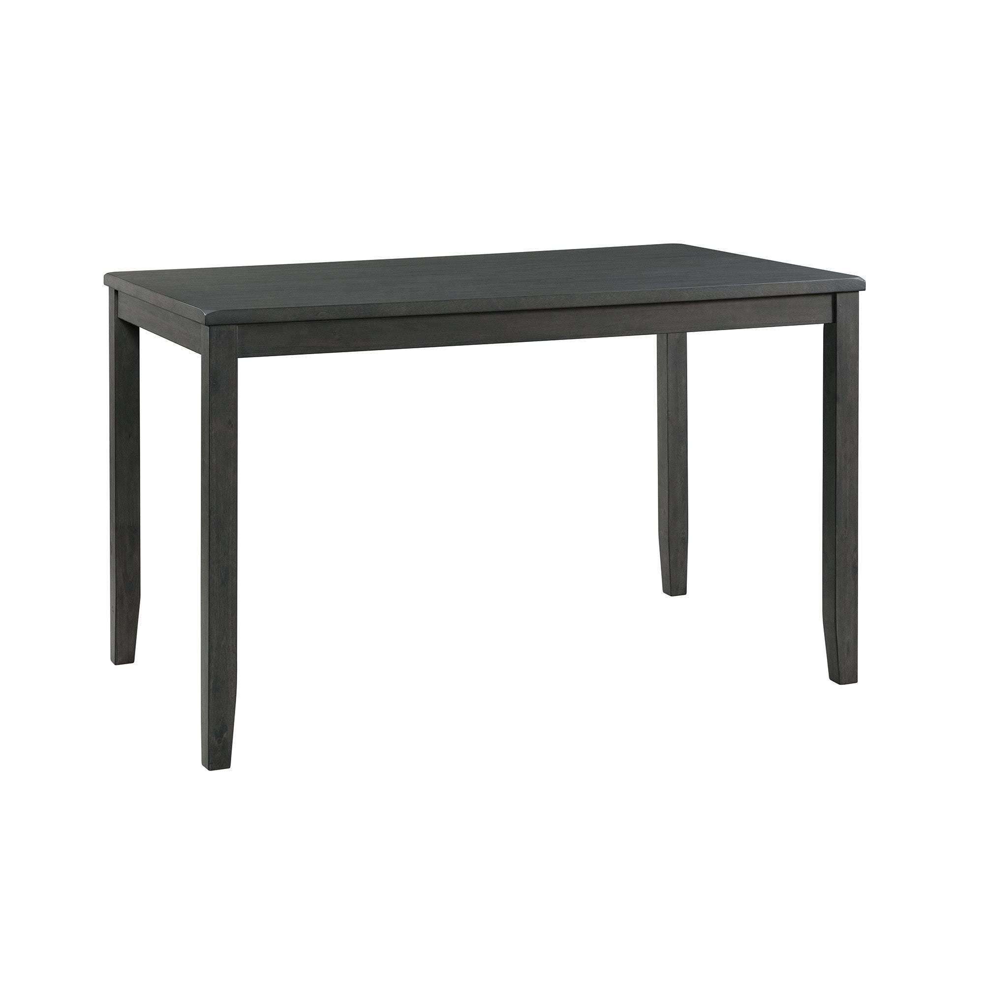 Alex Grey 60" 7 PC Counter Set (Grey Table with Black PU Seat)