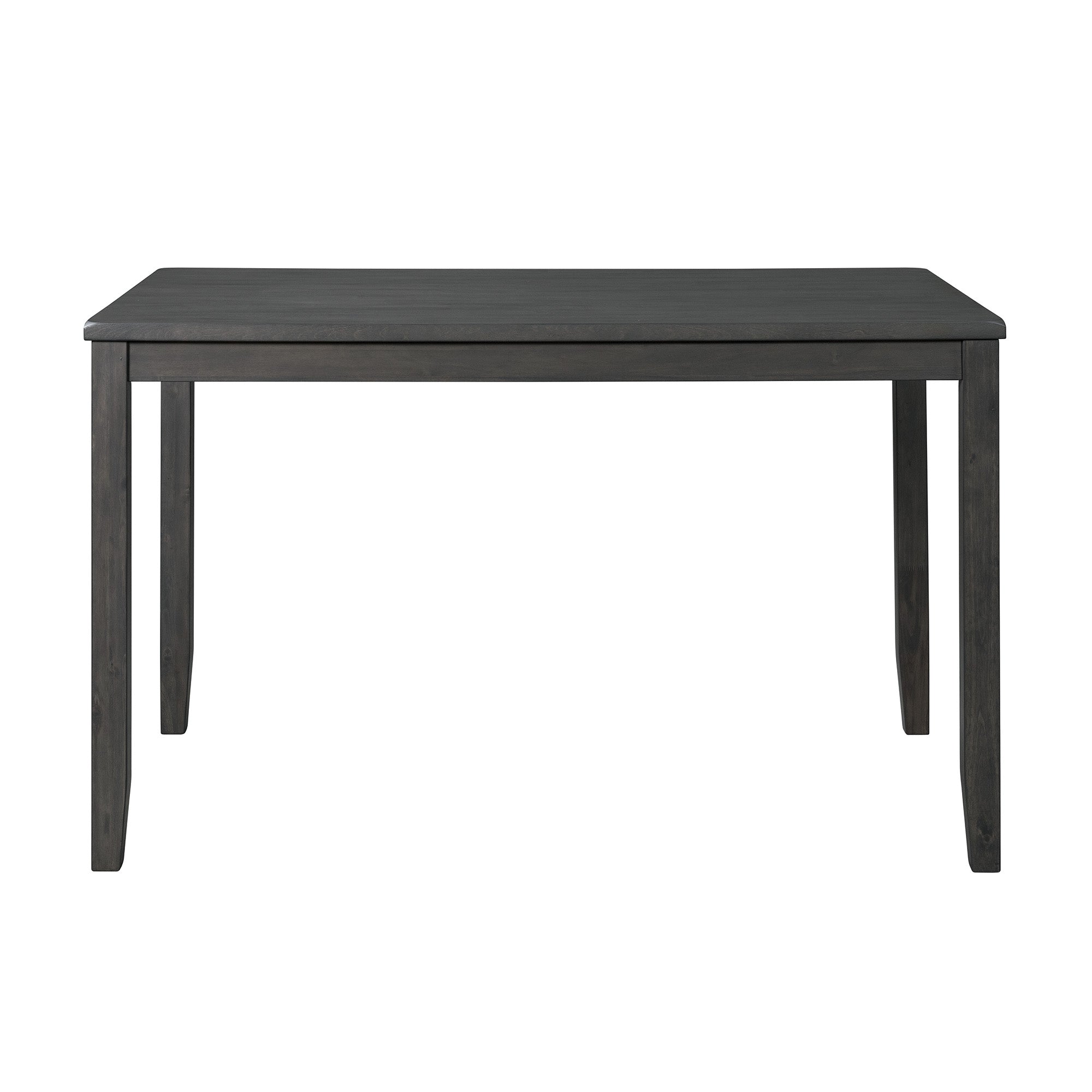 Alex Grey 60" 7 PC Counter Set (Grey Table with Black PU Seat)